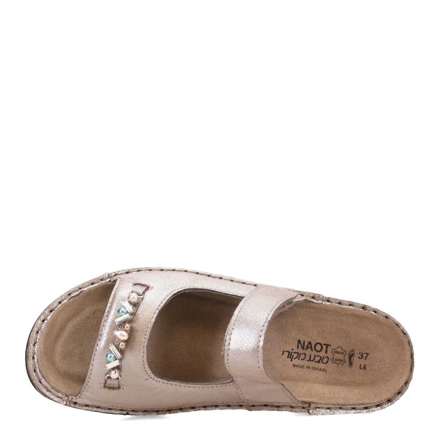 Peltz Shoes Women's Naot Johanna Sandal SILVER 63092-B33