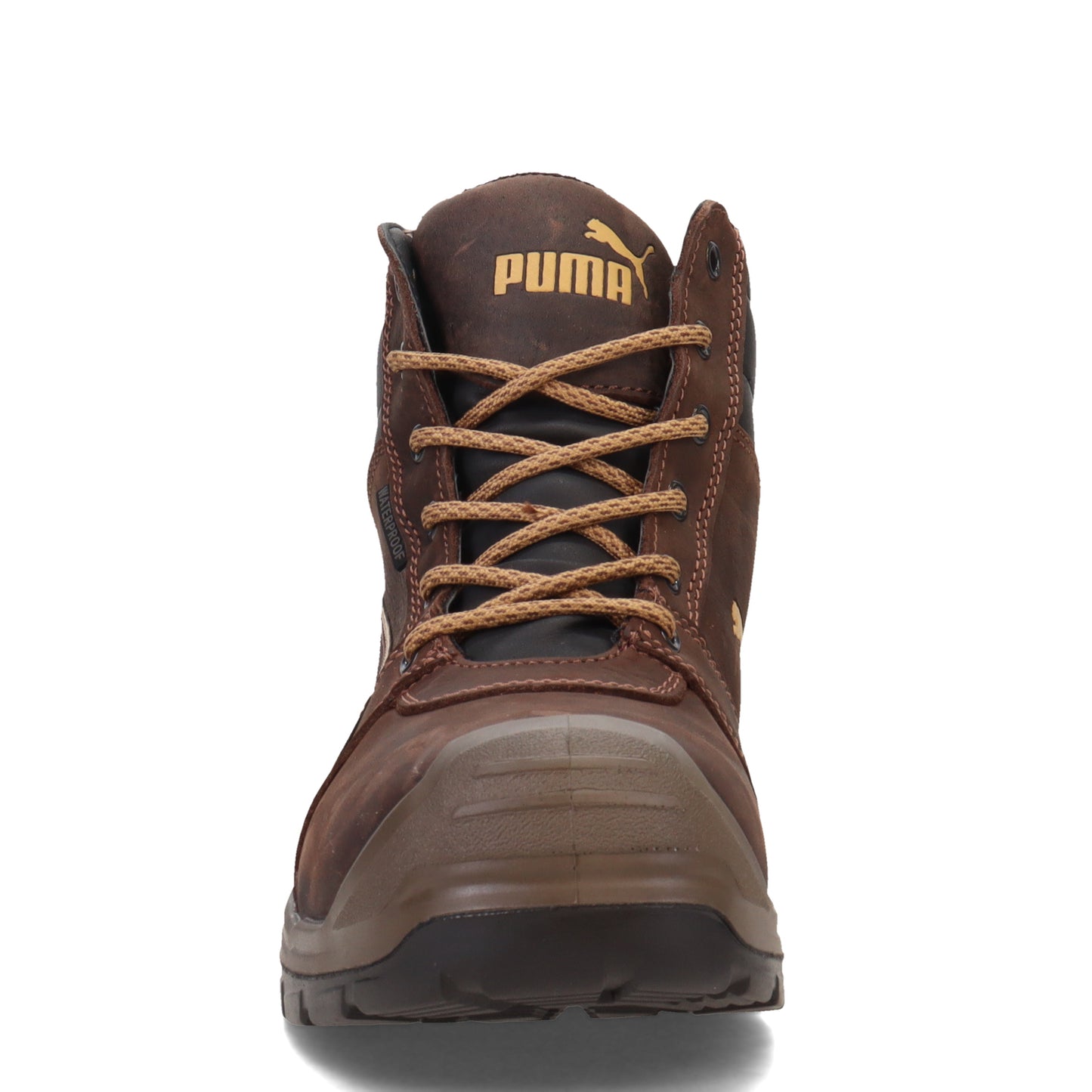 Peltz Shoes Men's PUMA Safety Tornado 6in Soft Toe Boot BROWN 630925