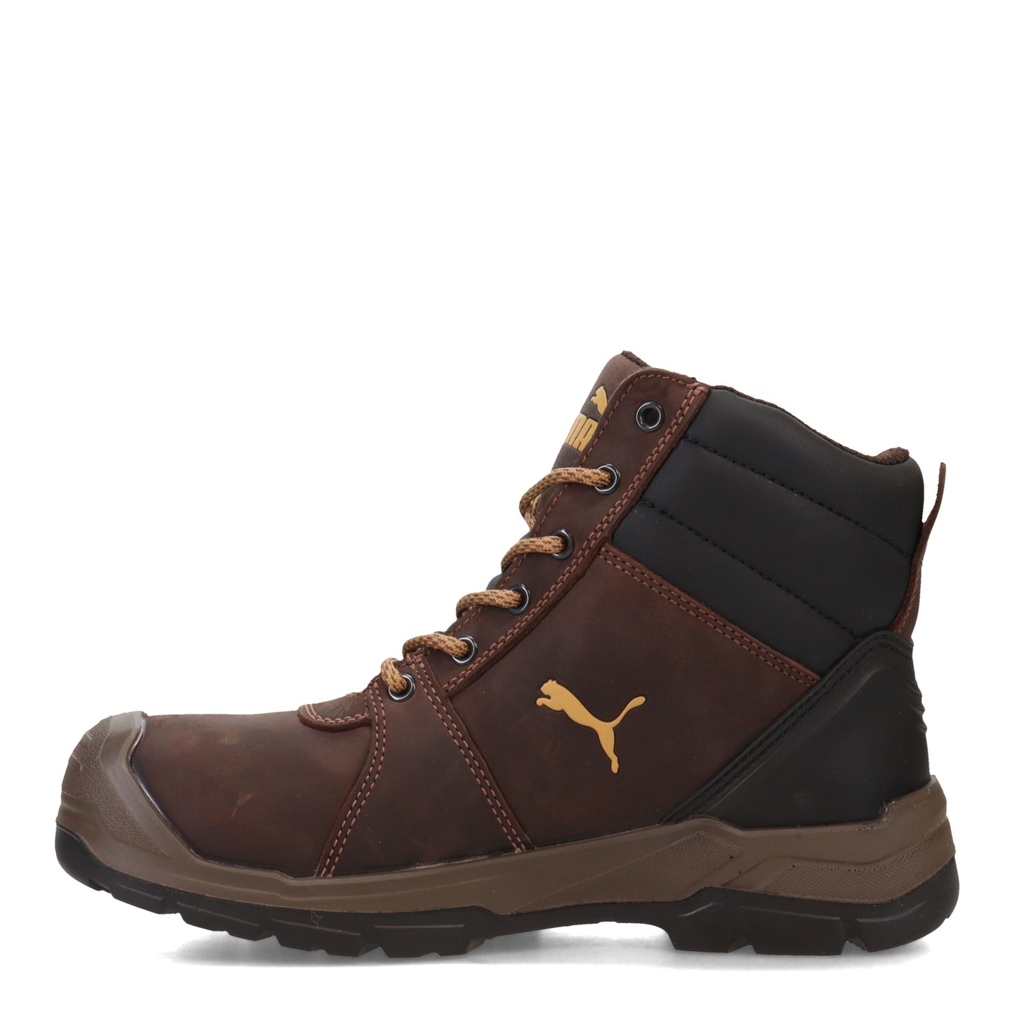 Peltz Shoes Men's PUMA Safety Tornado 6in Soft Toe Boot BROWN 630925