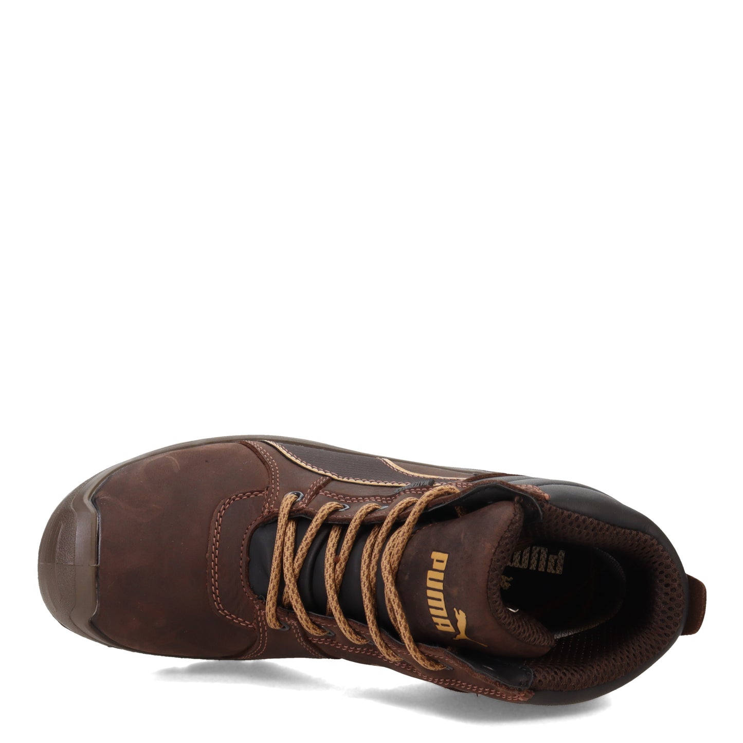 Peltz Shoes Men's PUMA Safety Tornado 6in Soft Toe Boot BROWN 630925