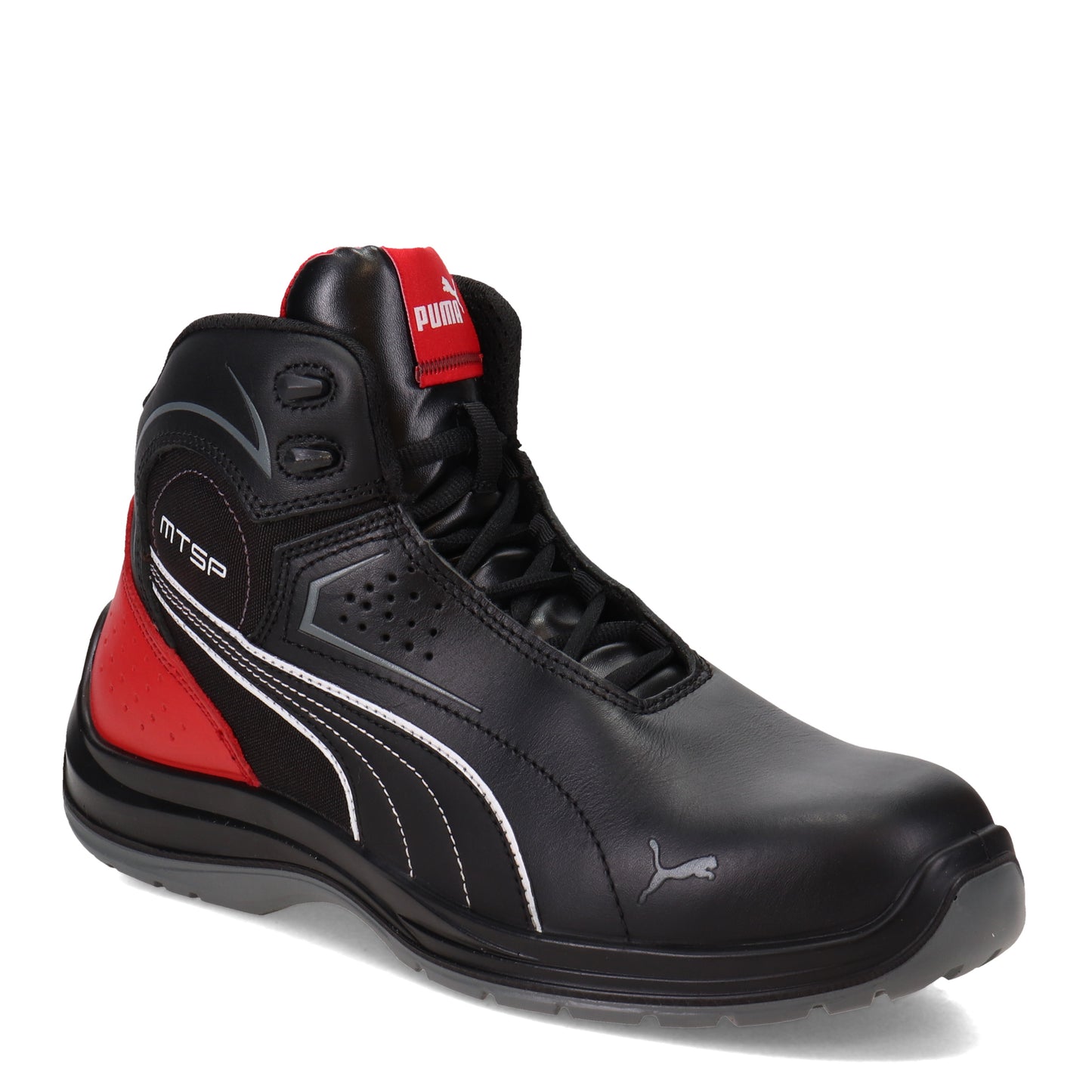 Peltz Shoes Men's PUMA Safety Touring Mid Boot BLACK 632615