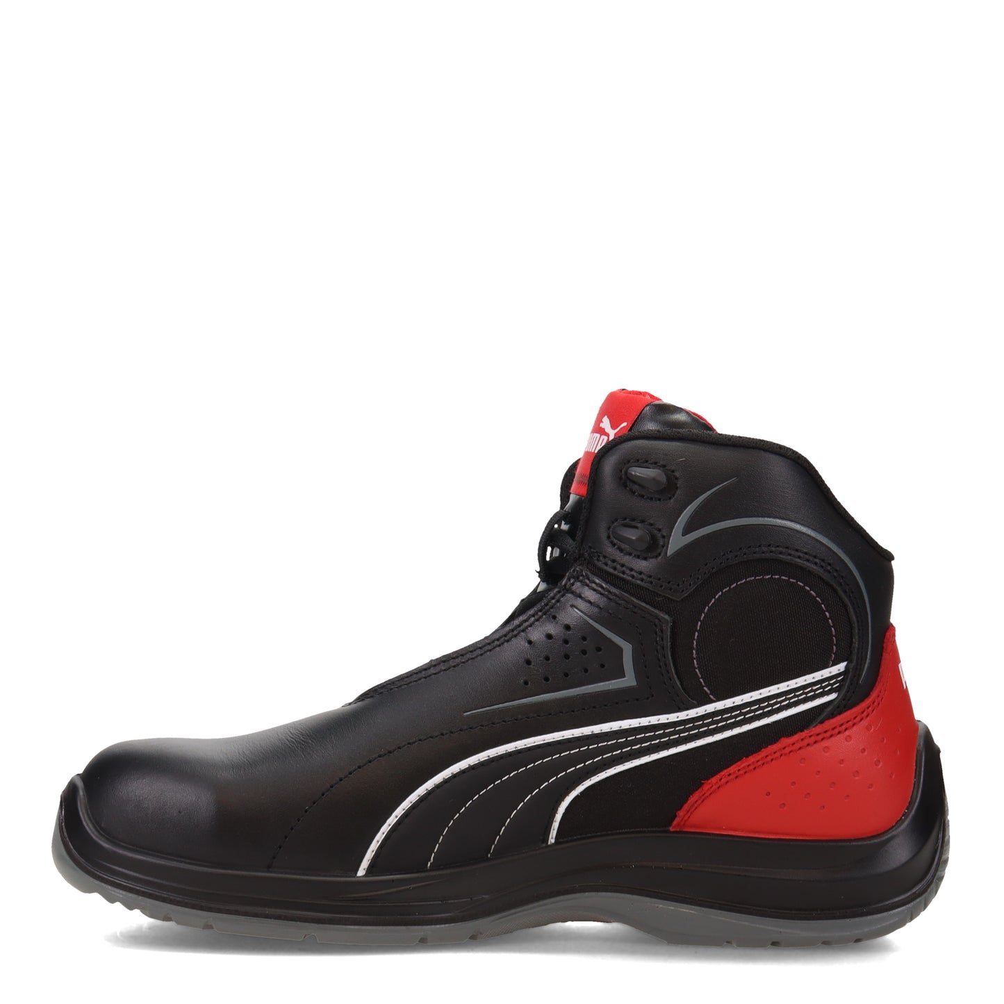 Peltz Shoes Men's PUMA Safety Touring Mid Boot BLACK 632615