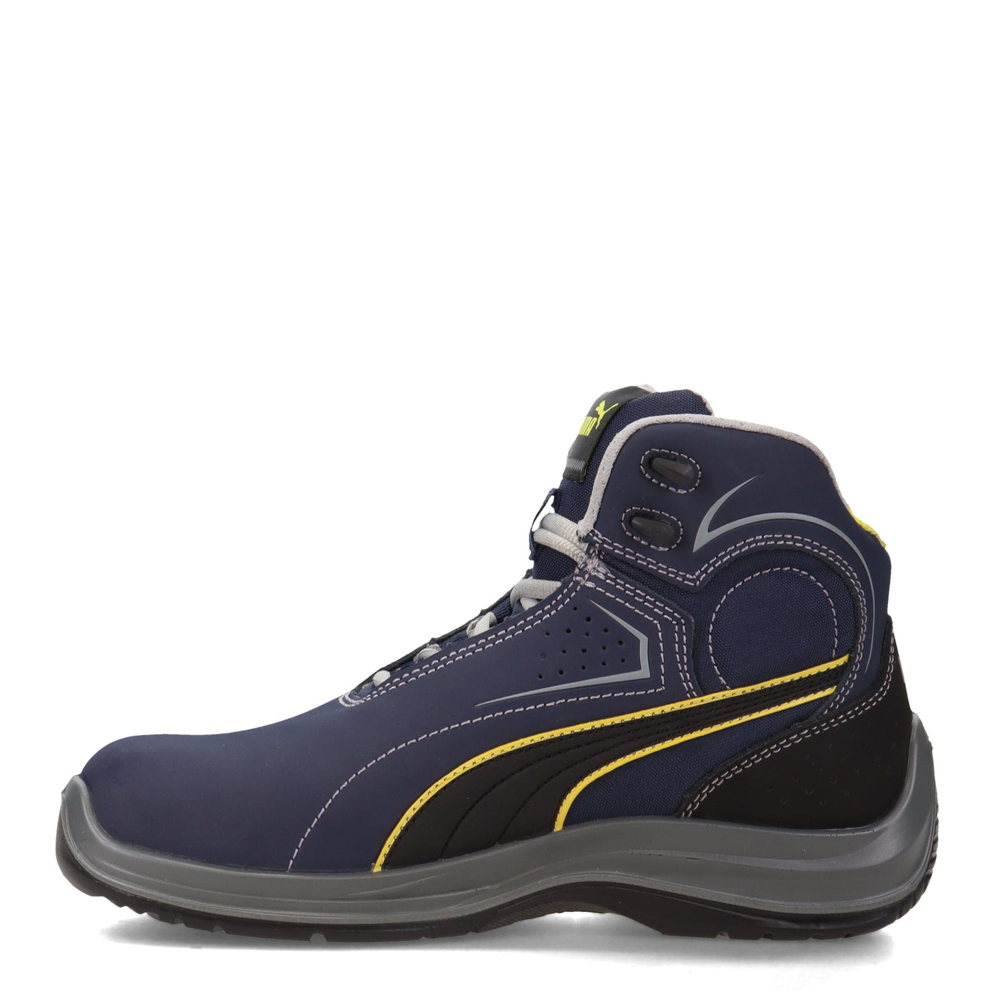 Peltz Shoes Men's PUMA Safety Touring Mid Boot BLUE 632635