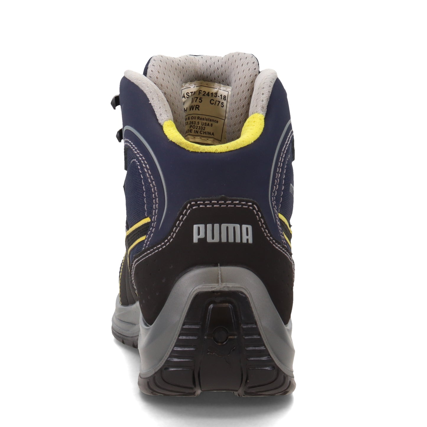Peltz Shoes Men's PUMA Safety Touring Mid Boot BLUE 632635