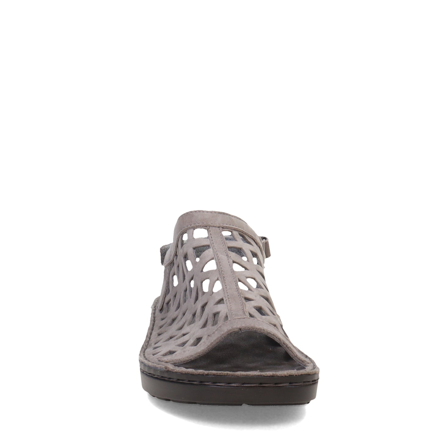 Peltz Shoes Women's Naot Amadora Sandal GREY NUBUCK 63417-BA8