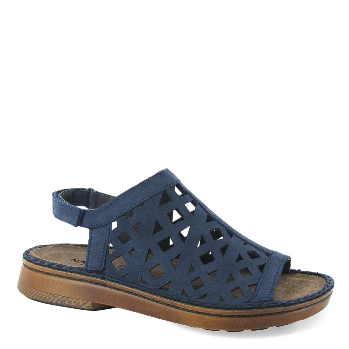 Peltz Shoes Women's Naot Amadora Sandal Navy 63417-D74