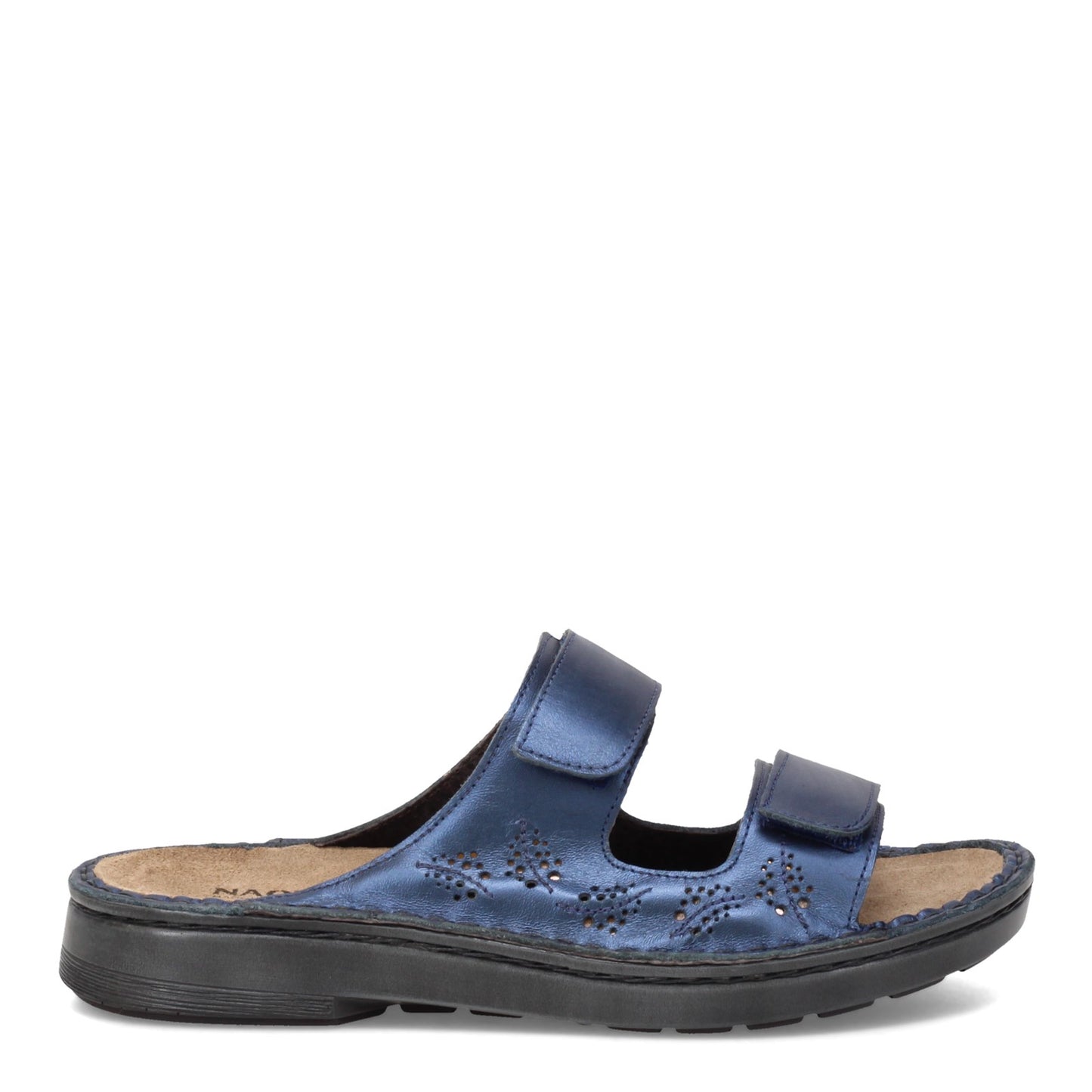 Peltz Shoes Women's Naot Transoco Sandal POLAR Blue 63422-PP4