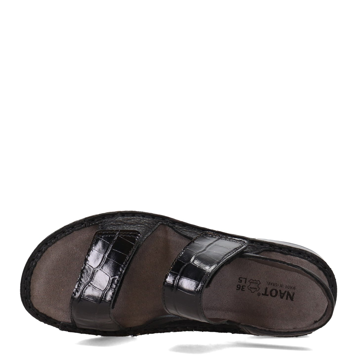 Peltz Shoes Women's Naot Burgos Sandal Black 63438-NTR