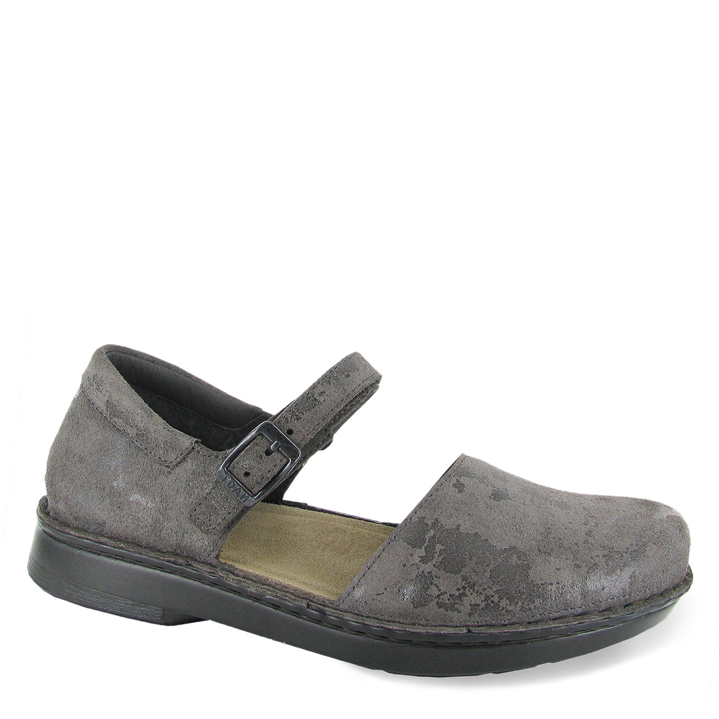 Peltz Shoes Women's Naot Catania Mary Jane GREY MARBLE 63440-BBN