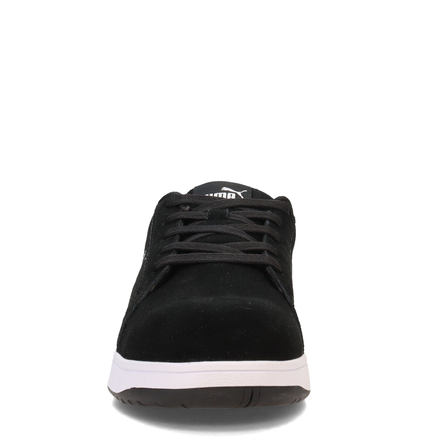 Peltz Shoes Women's Puma Iconic Suede Low Work Shoe BLACK 640115