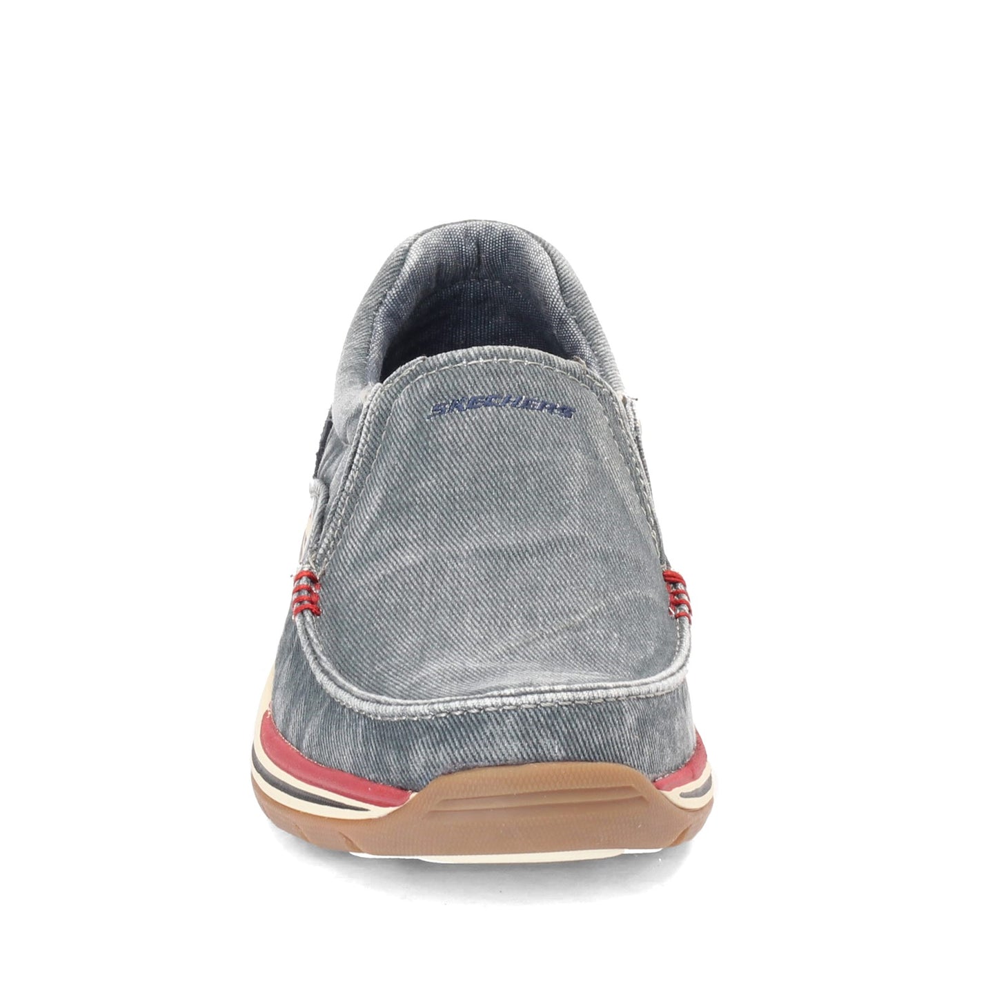 Peltz Shoes Men's Skechers Relaxed Fit: Expected - Avillo Slip-On NAVY 64109-NVY