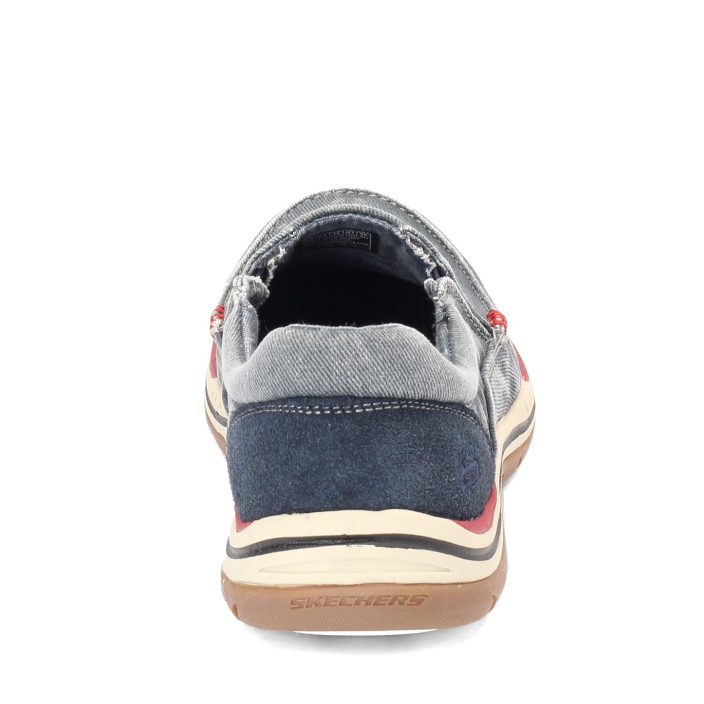 Peltz Shoes Men's Skechers Relaxed Fit: Expected - Avillo Slip-On NAVY 64109-NVY
