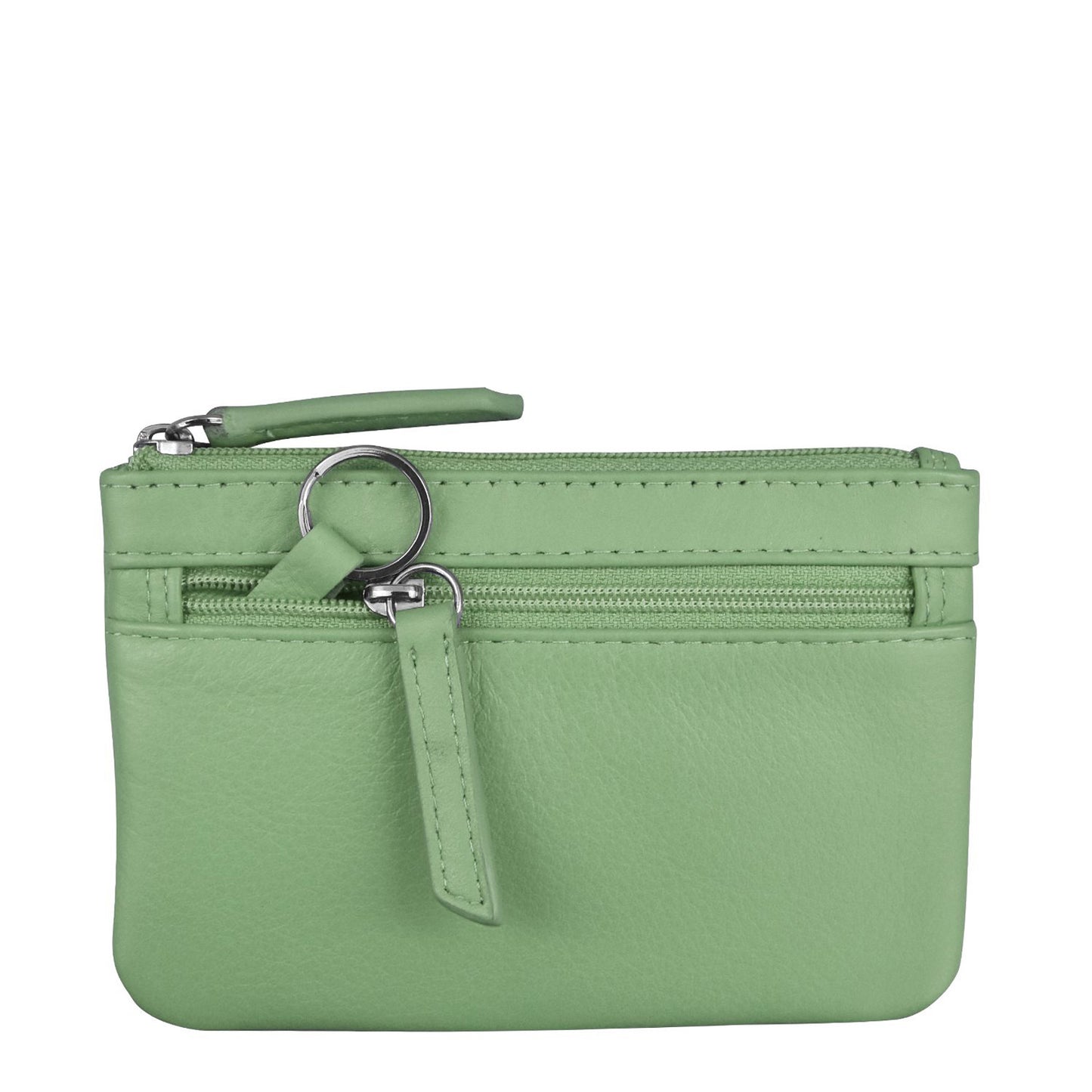 Peltz Shoes Women's ILI Coin Key Pouch Sage 6413-SAGE