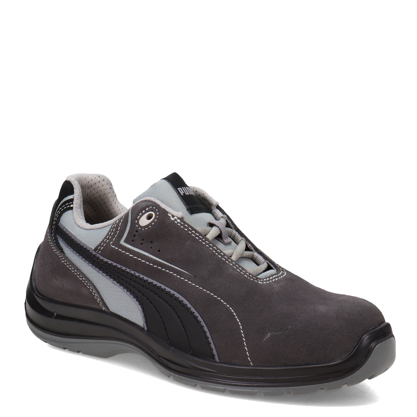 Peltz Shoes Men's PUMA Safety Touring Low Work Shoe GRAY 643465