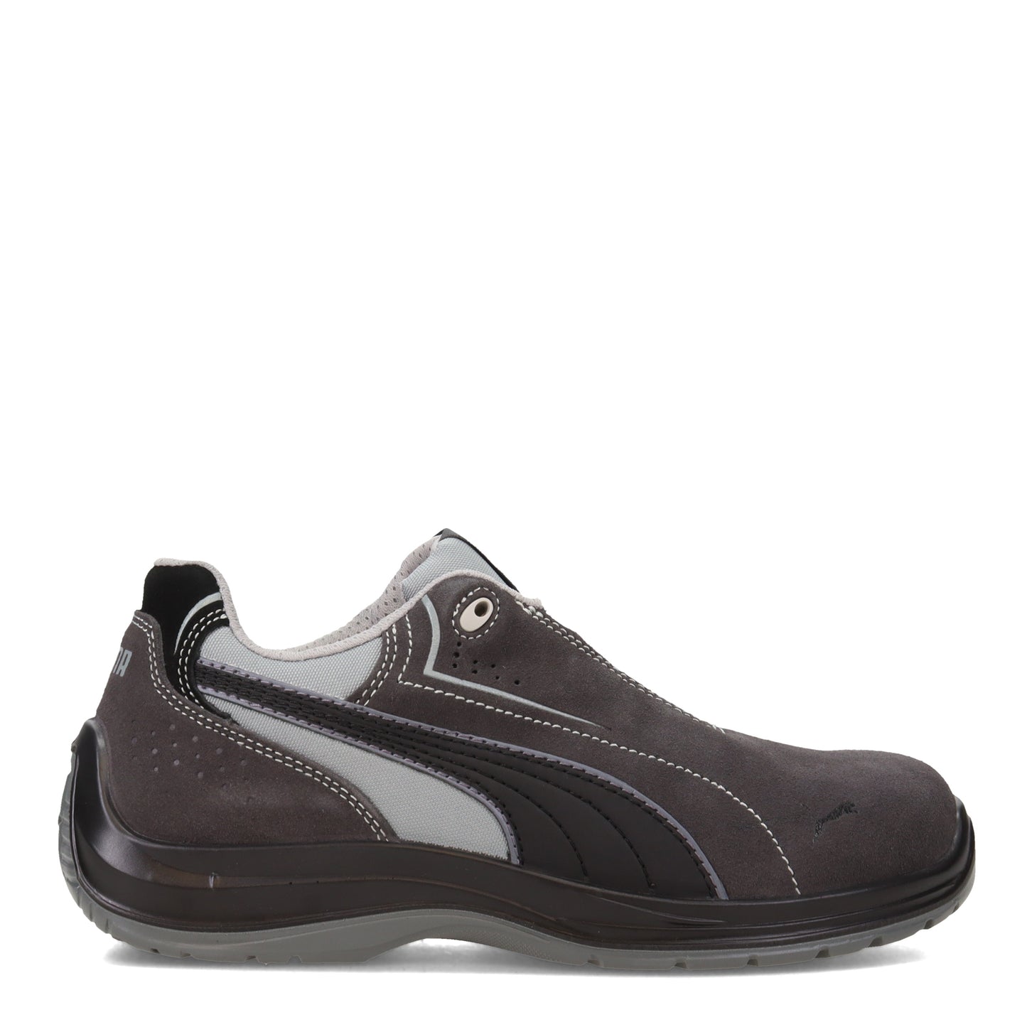 Peltz Shoes Men's PUMA Safety Touring Low Work Shoe GRAY 643465