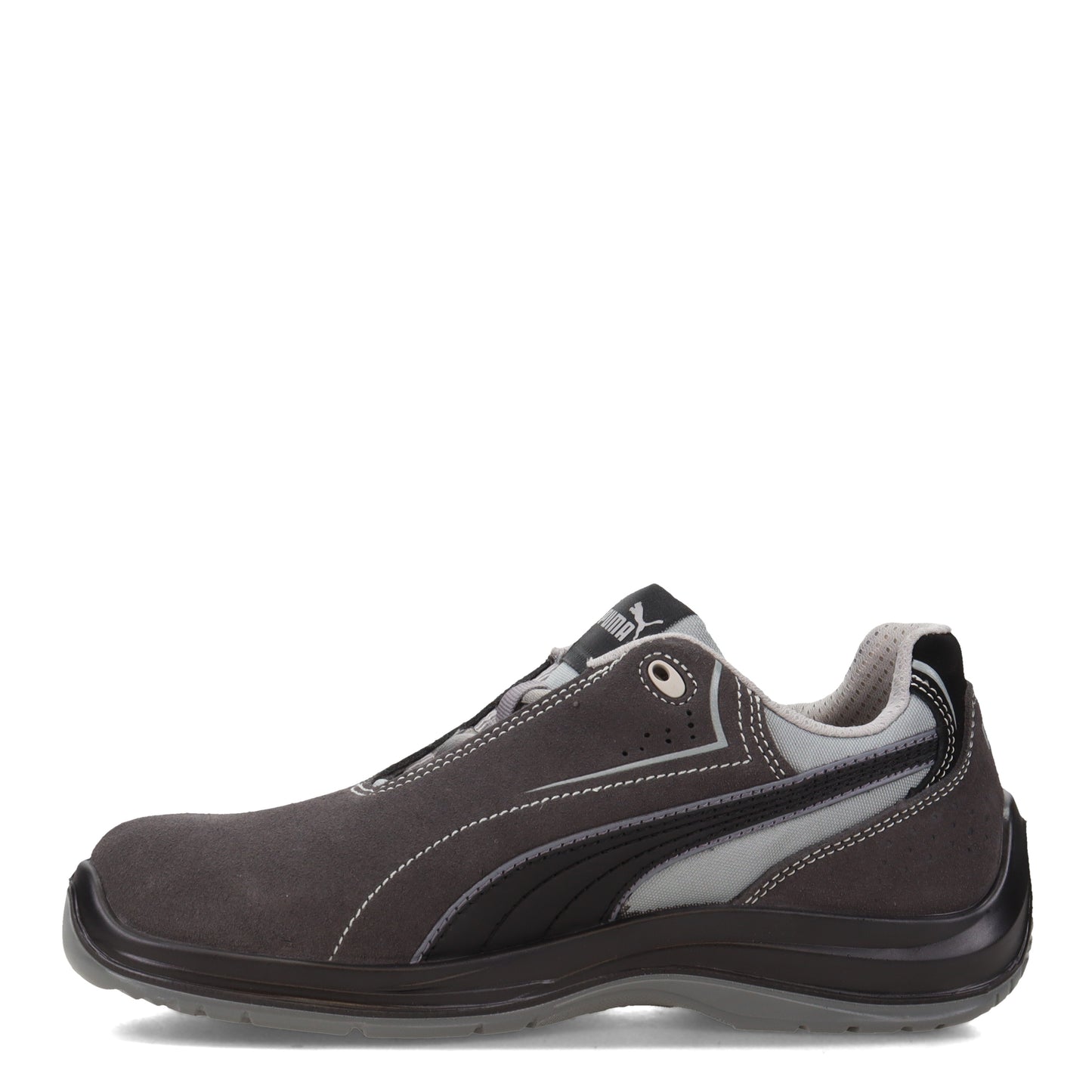 Peltz Shoes Men's PUMA Safety Touring Low Work Shoe GRAY 643465