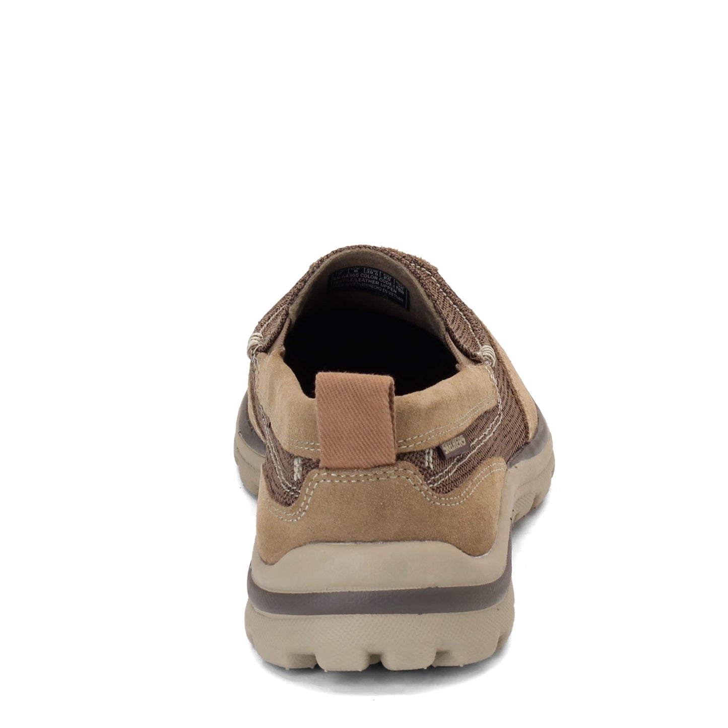 Peltz Shoes Men's Skechers Relaxed Fit: Superior - Milford Slip-On LIGHT BROWN 64365-LTBR