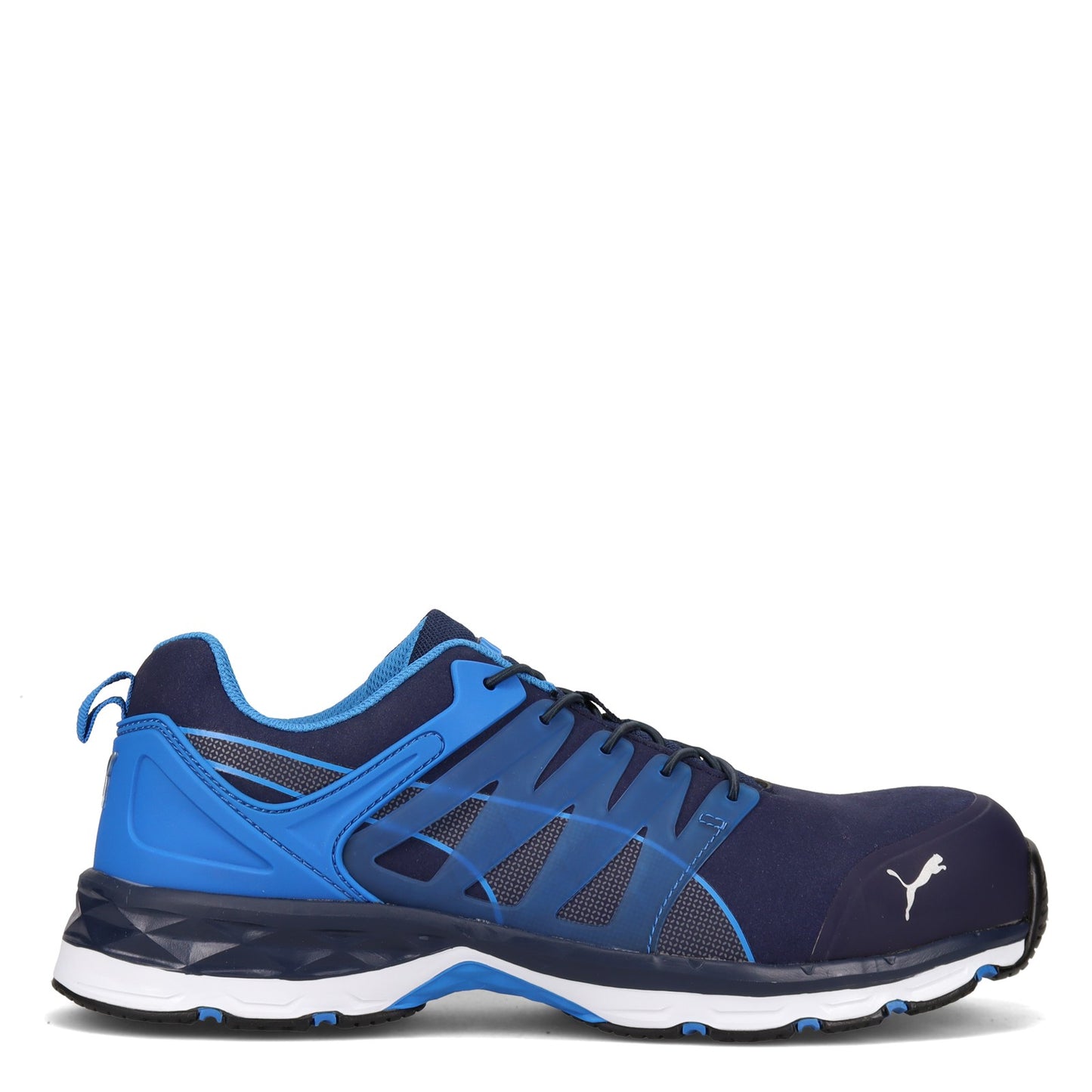 Peltz Shoes Men's Puma Safety Velocity 2.0 Low Work Shoe BLUE 643855