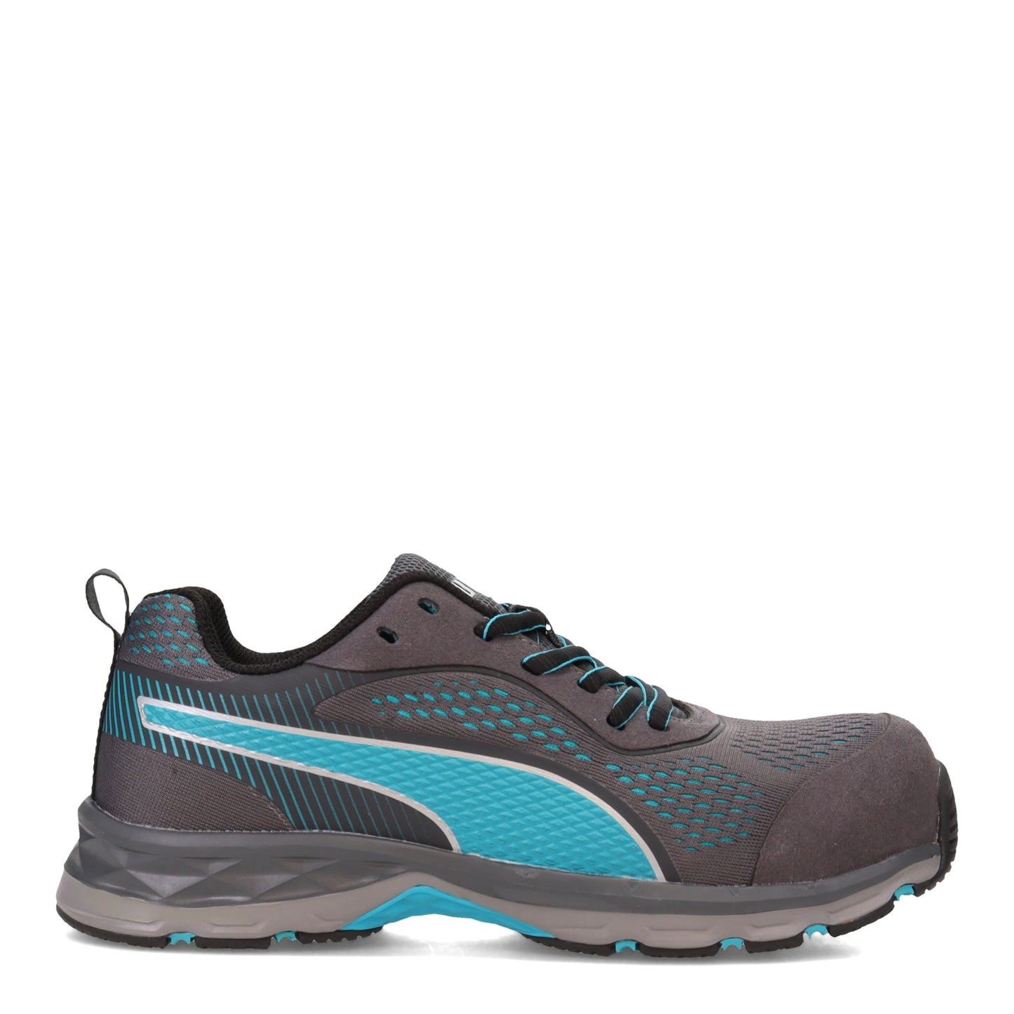 Peltz Shoes Women's Puma Safety Fuse Knit 2.0 Work Shoe BLUE 643905