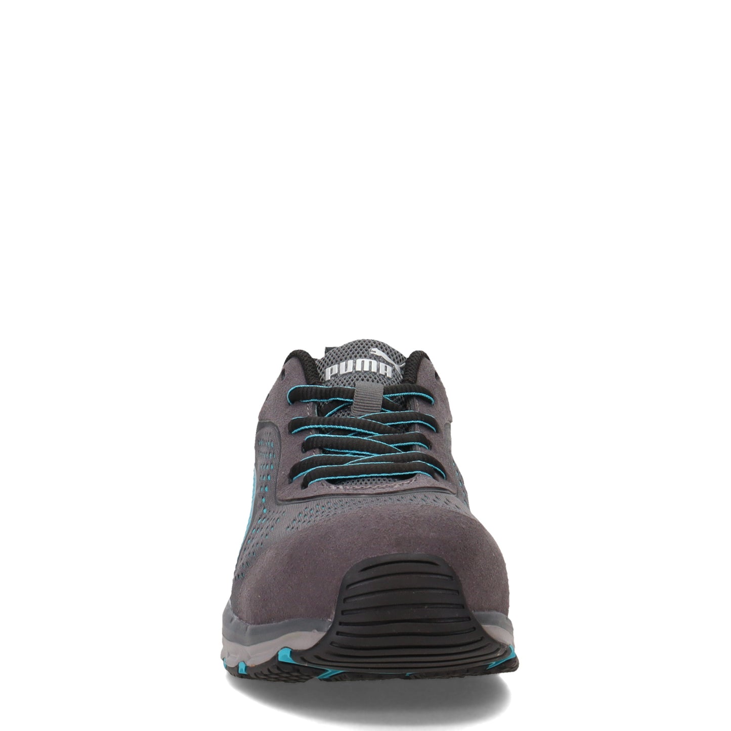 Peltz Shoes Women's Puma Safety Fuse Knit 2.0 Work Shoe BLUE 643905