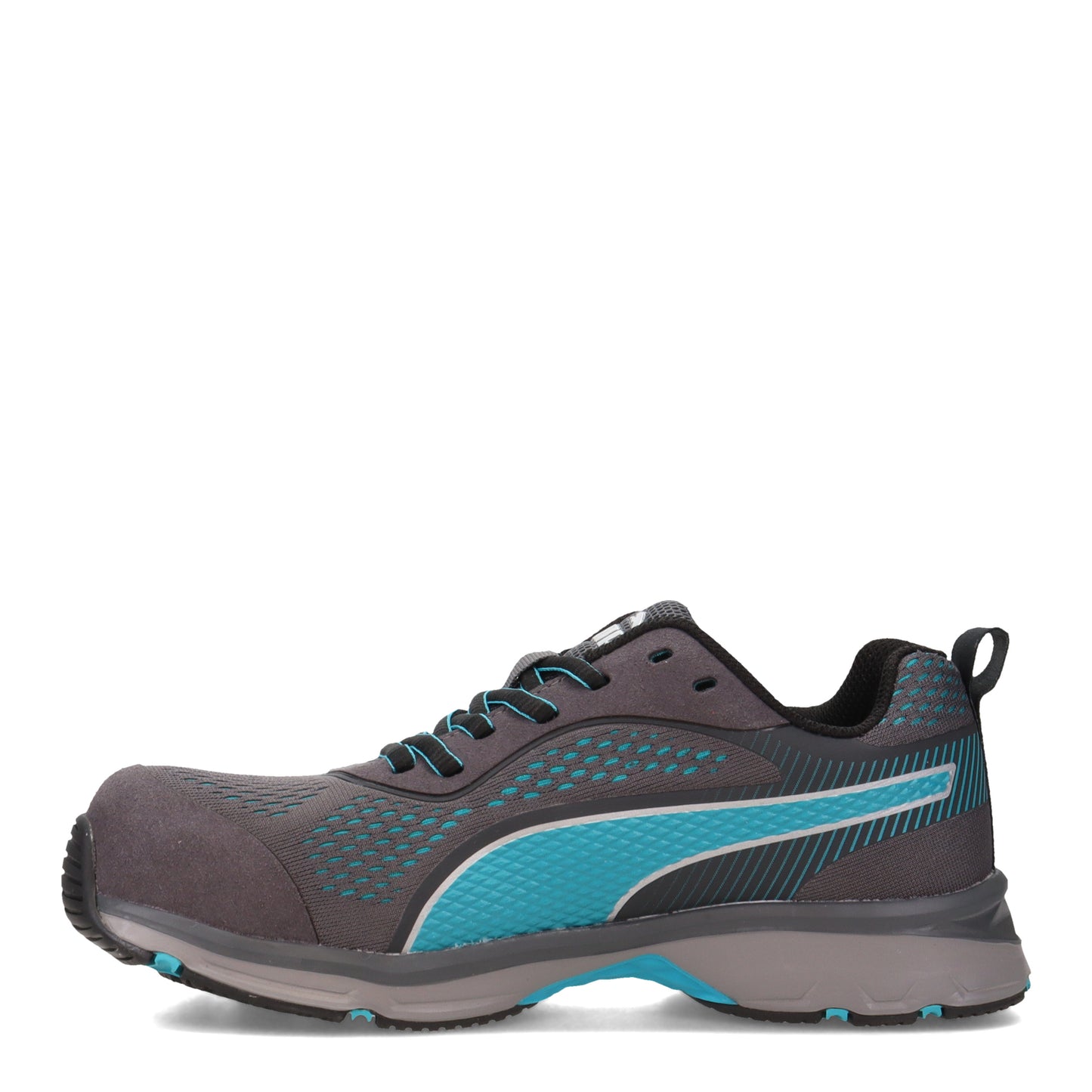 Peltz Shoes Women's Puma Safety Fuse Knit 2.0 Work Shoe BLUE 643905