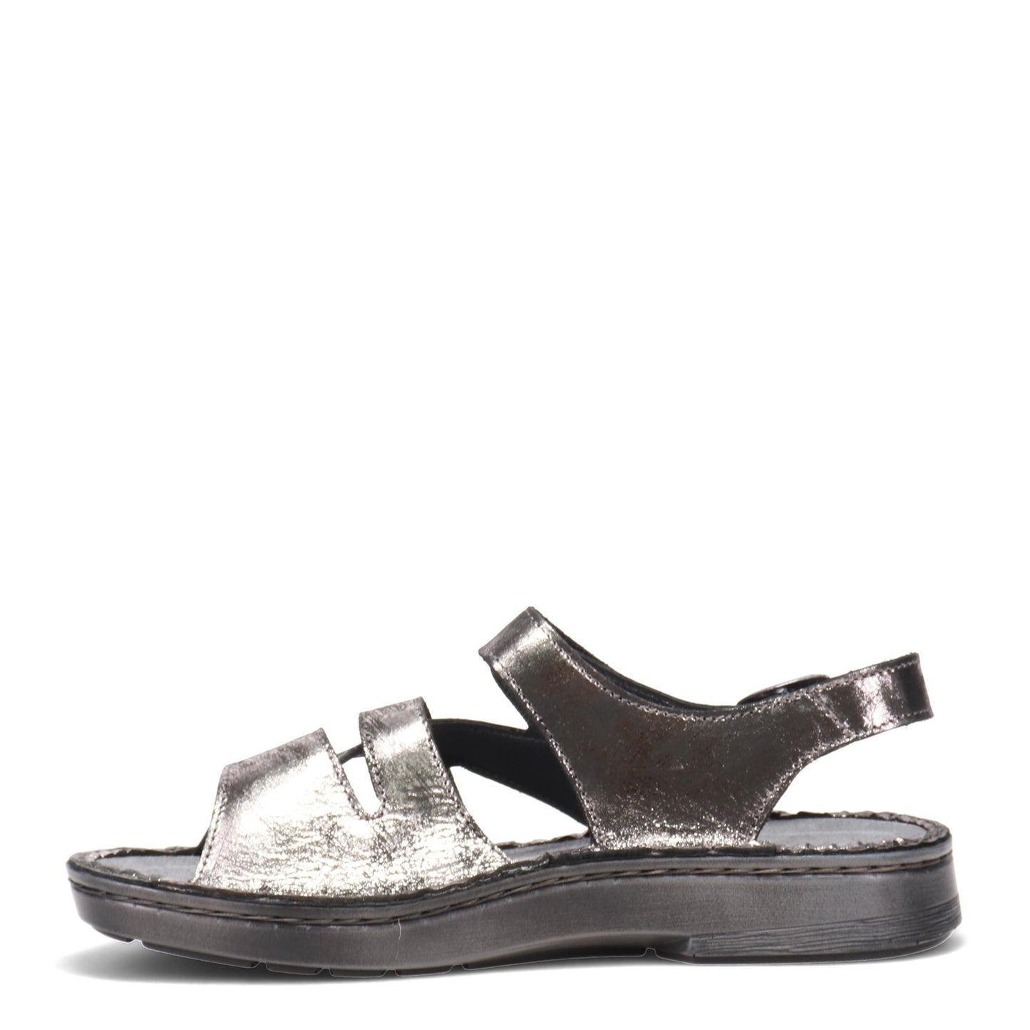 Peltz Shoes Women's Naot Fleur Sandal Black METALLIC 64402-BAB