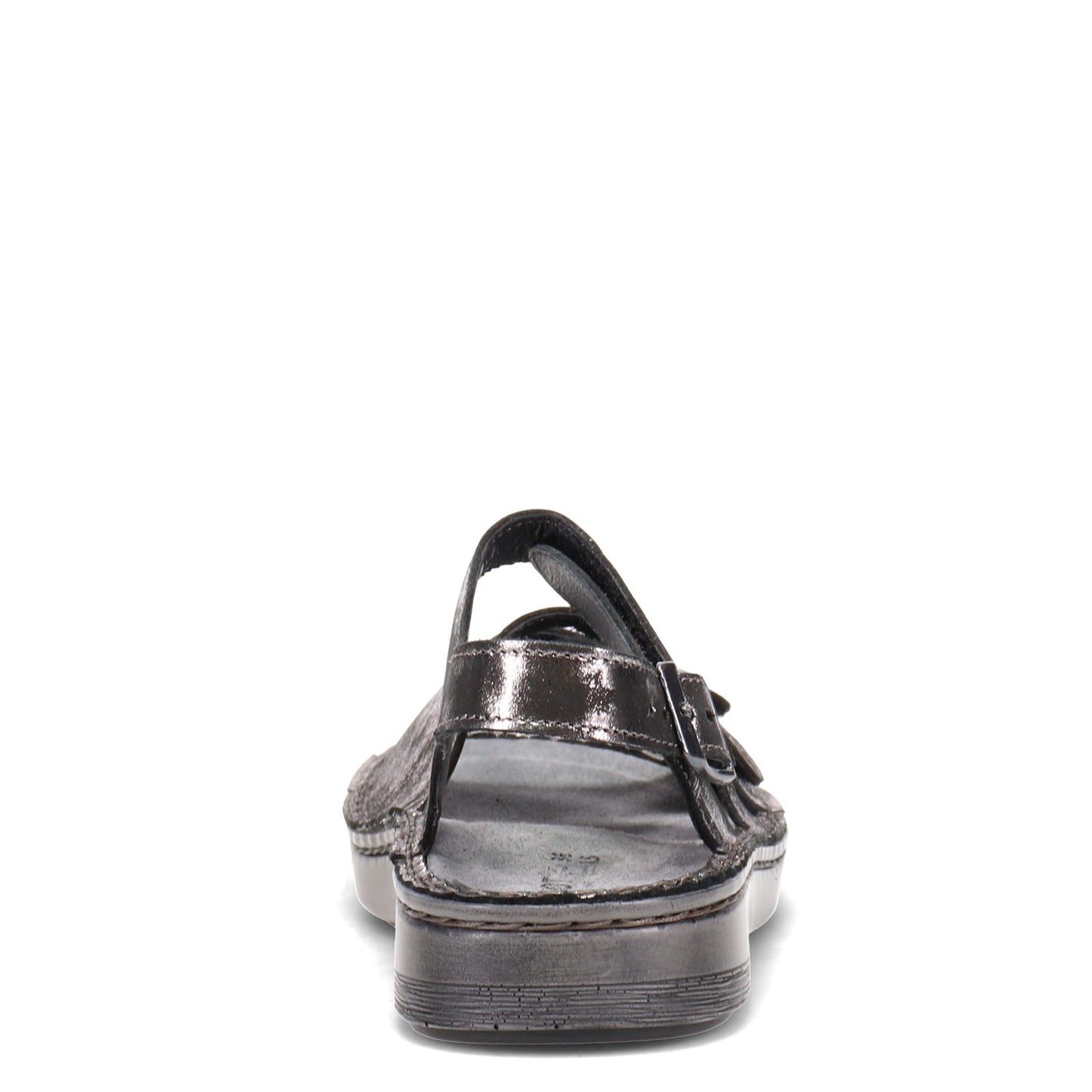 Peltz Shoes Women's Naot Fleur Sandal Black METALLIC 64402-BAB