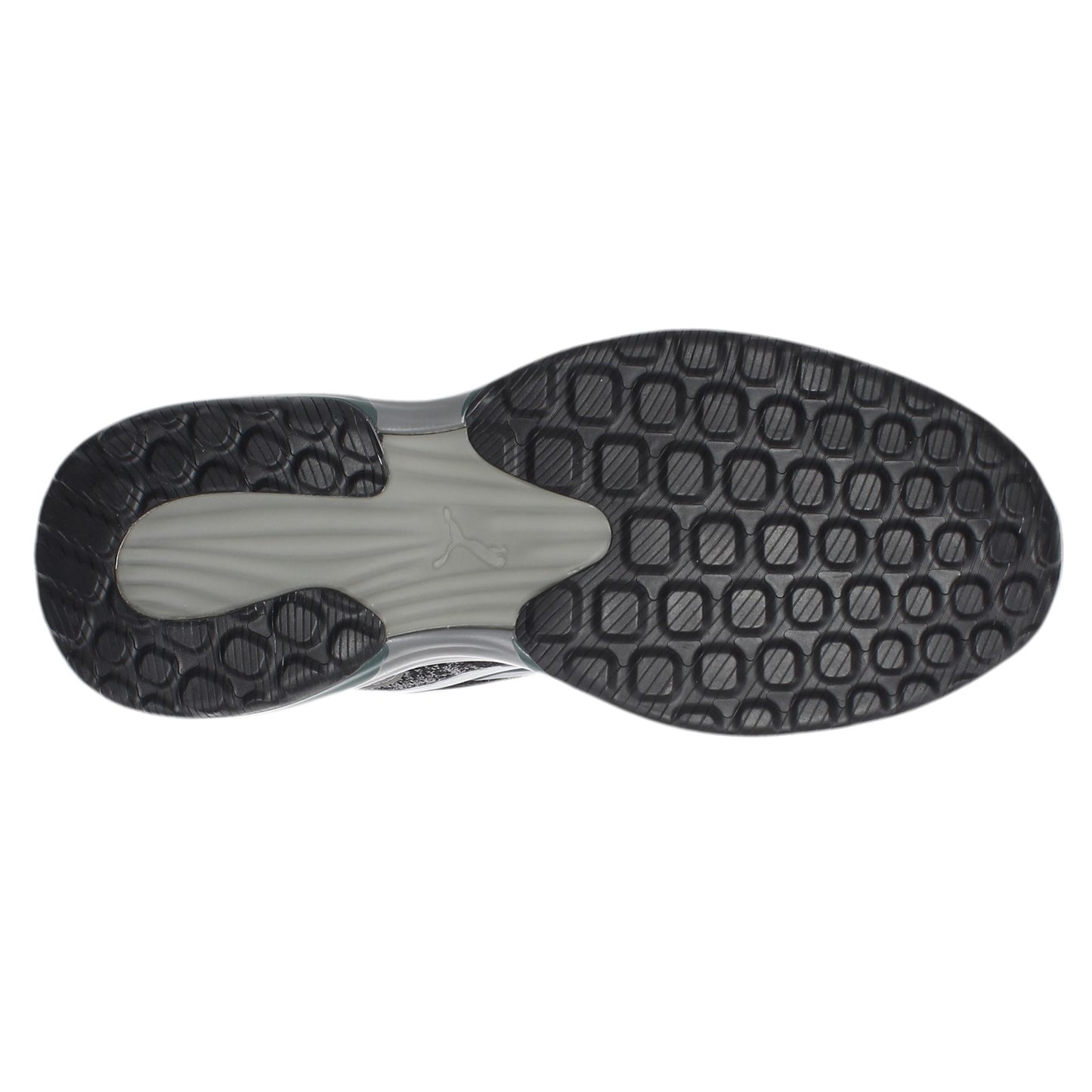 Peltz Shoes Men's Puma Safety Charge Low Work Shoe BLACK GREY 644545