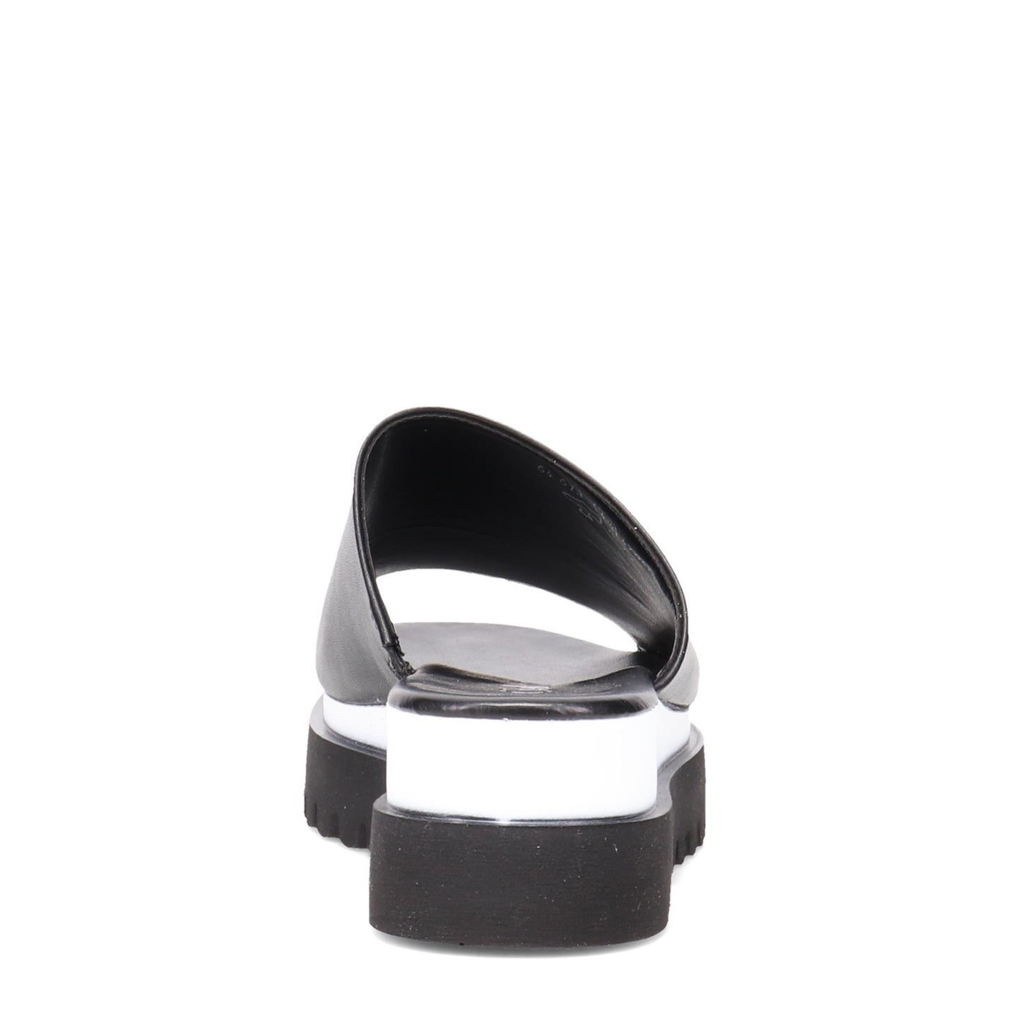Peltz Shoes Women's Gabor Platform Slide 64.613 Sandal BLACK 64.613-27