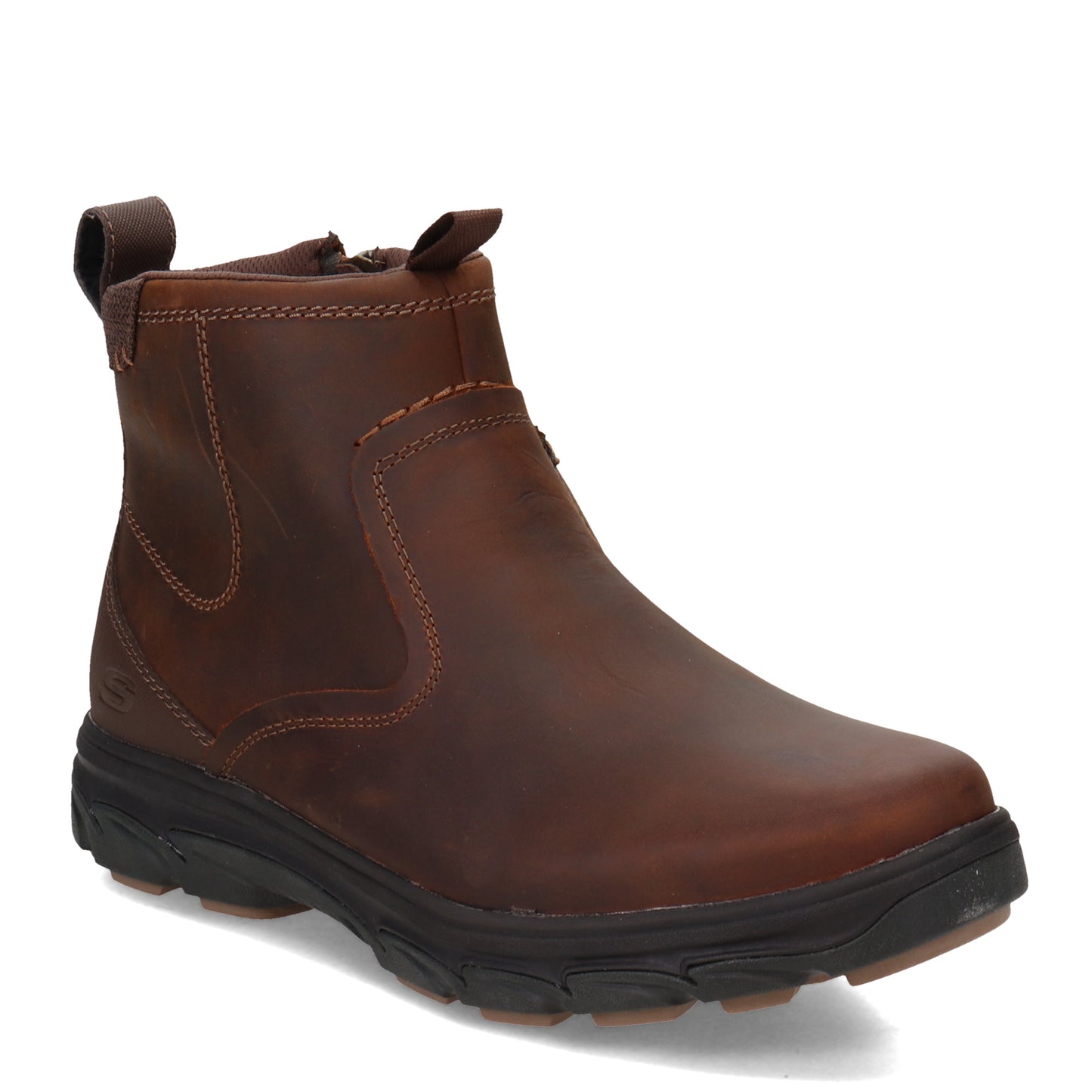 Peltz Shoes Men's Skechers Relaxed Fit: Resment - Korver Boot DARK BROWN 64839EWW-CDB