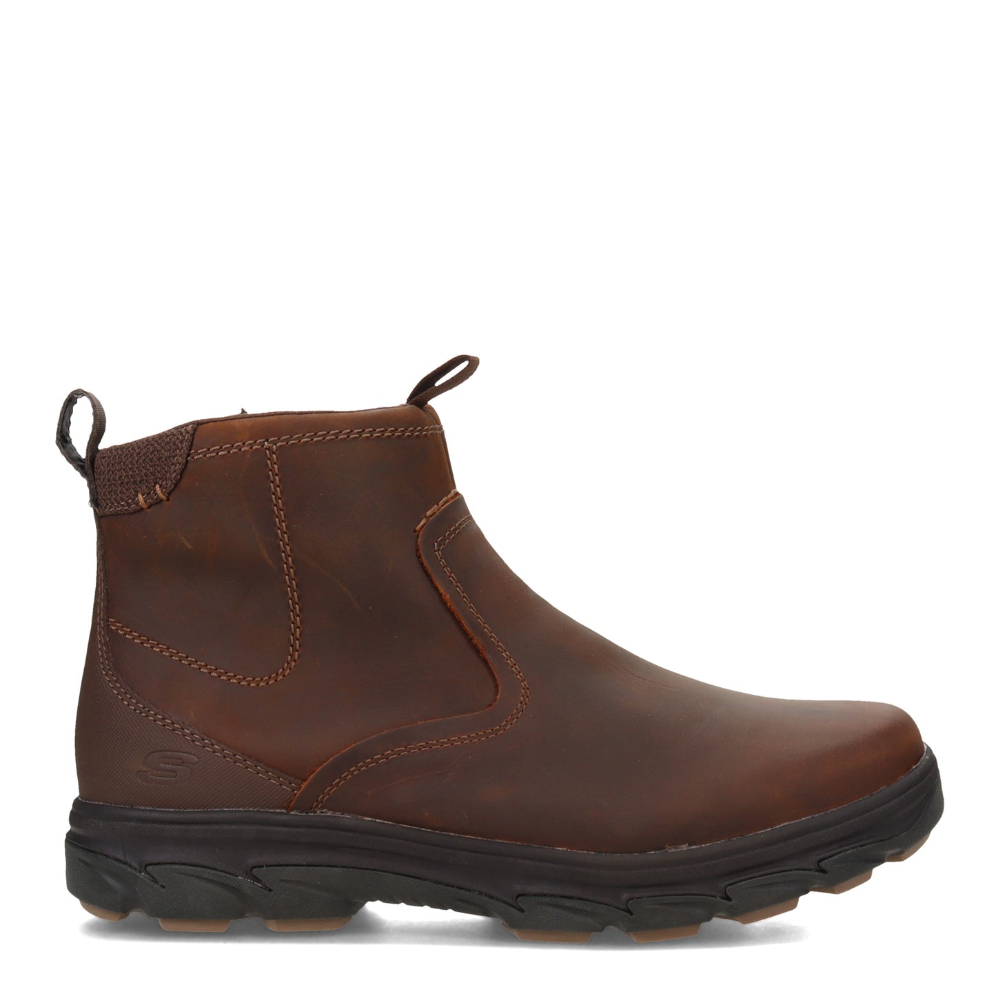 Peltz Shoes Men's Skechers Relaxed Fit: Resment - Korver Boot DARK BROWN 64839EWW-CDB
