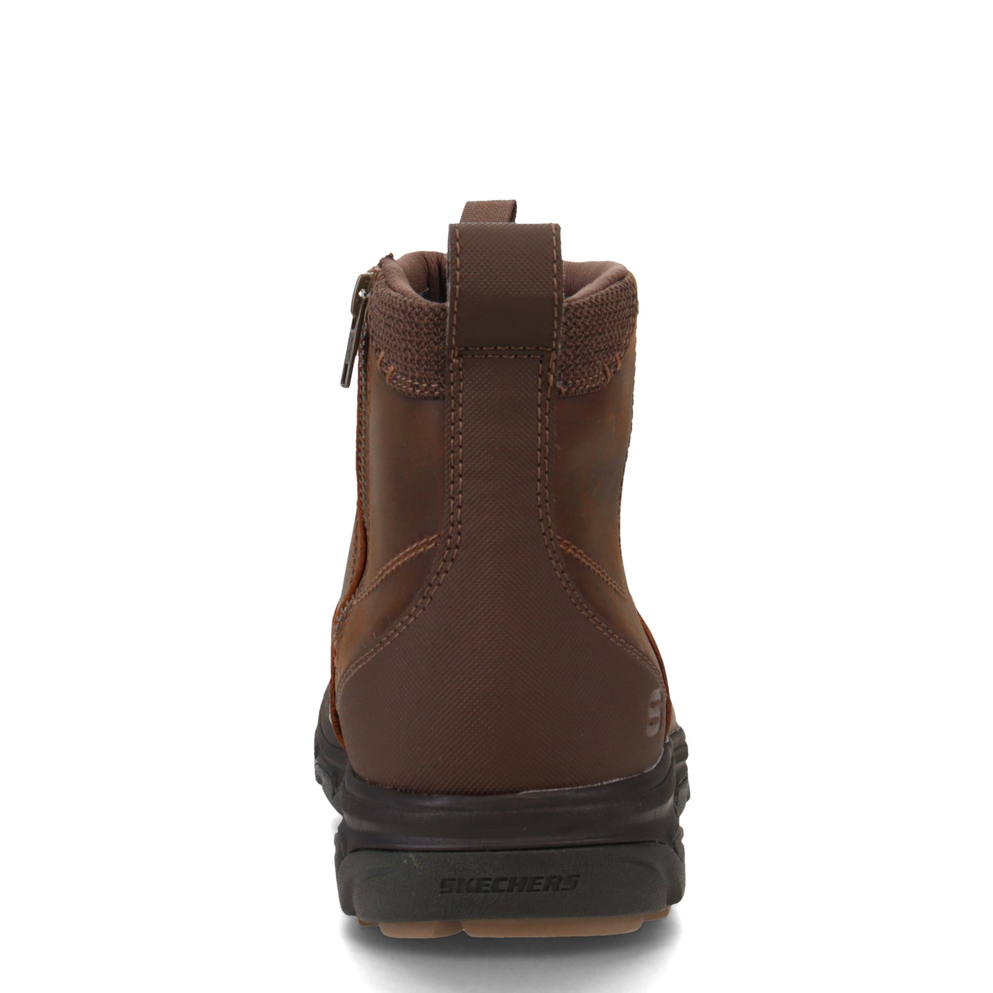 Peltz Shoes Men's Skechers Relaxed Fit: Resment - Korver Boot DARK BROWN 64839EWW-CDB