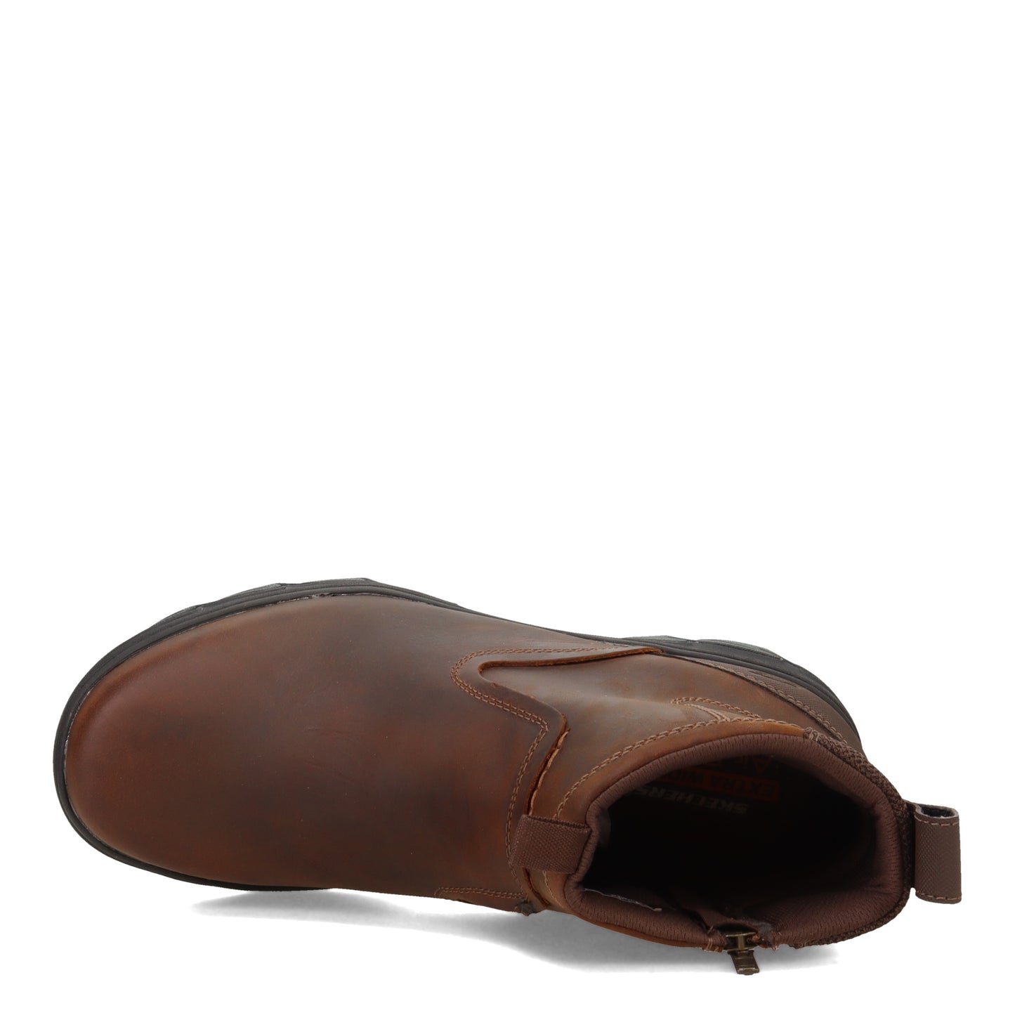 Peltz Shoes Men's Skechers Relaxed Fit: Resment - Korver Boot DARK BROWN 64839EWW-CDB