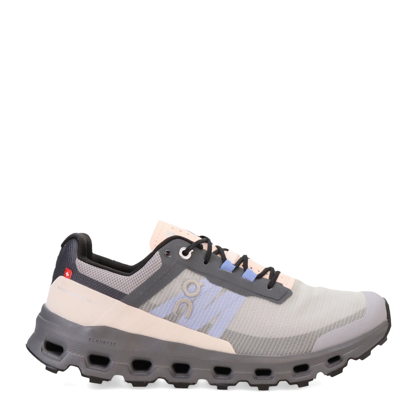 Peltz Shoes Women's ON Running Cloudvista Trail Running Shoe ALLOY/BLACK 64.98269