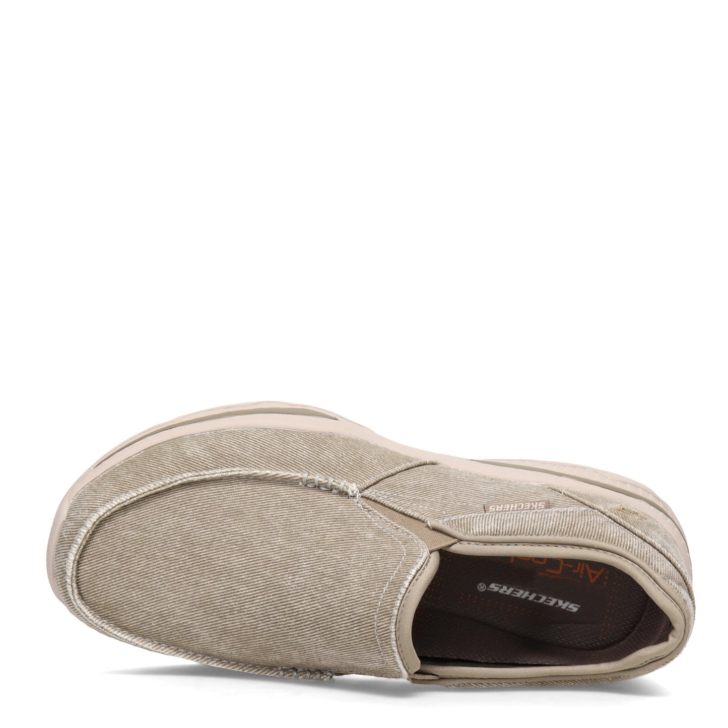 Peltz Shoes Men's Skechers Relaxed Fit Creston Moseco Slip-On TAUPE 65355-TPE