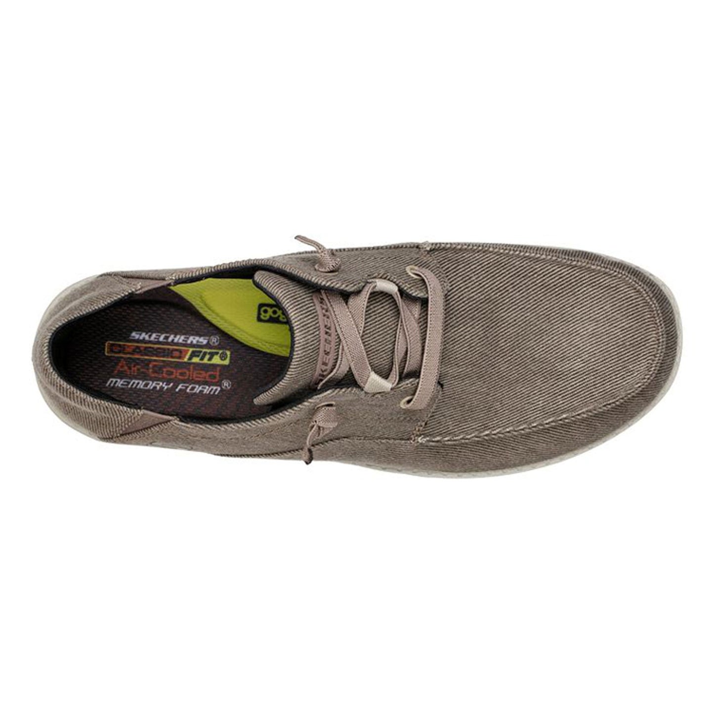 Peltz Shoes Men's Skechers Melson - Volgo Slip-On BROWN 66384-BRN