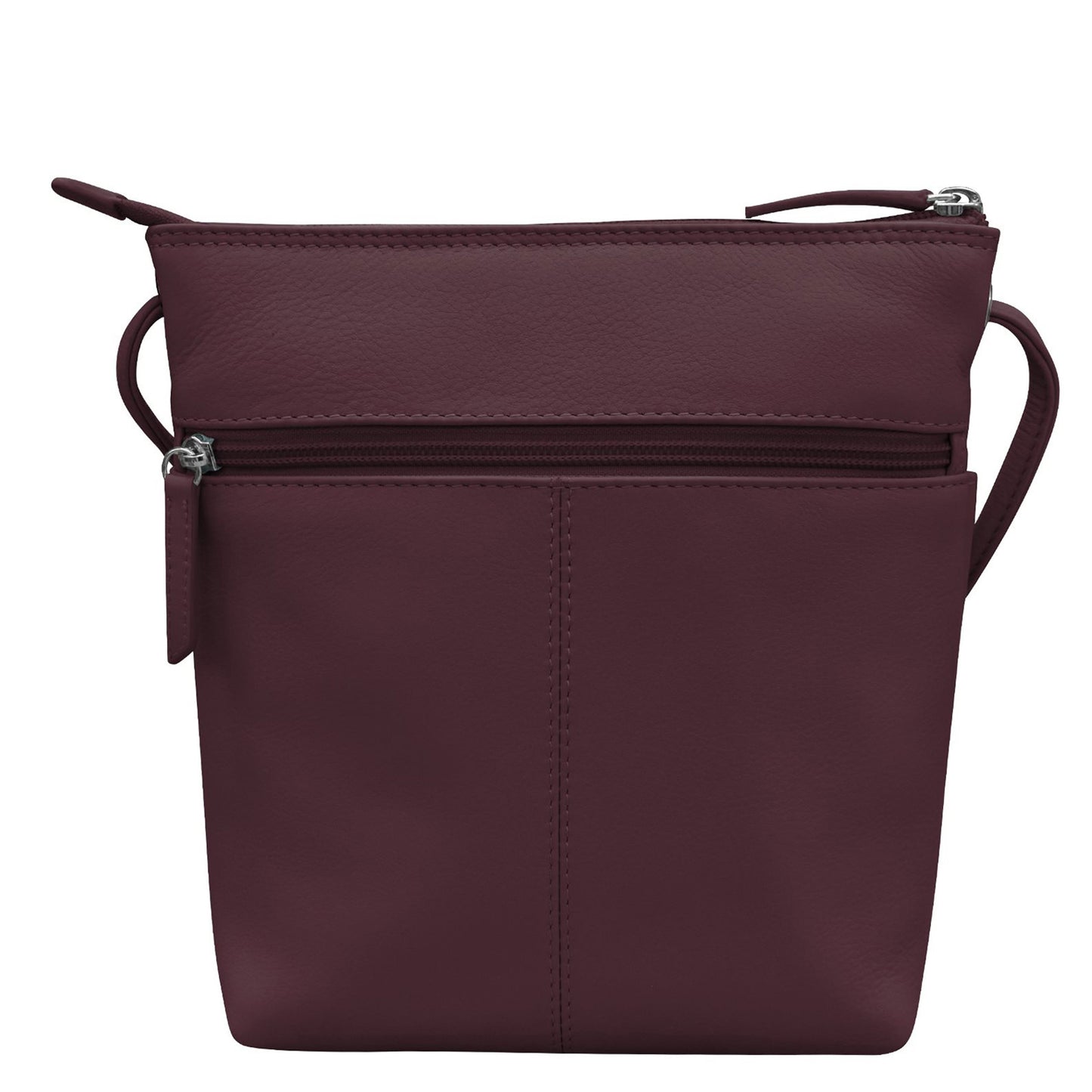 Peltz Shoes Women's ILI Midi Sac Crossbody Eggplant 6661-EGGPLANT