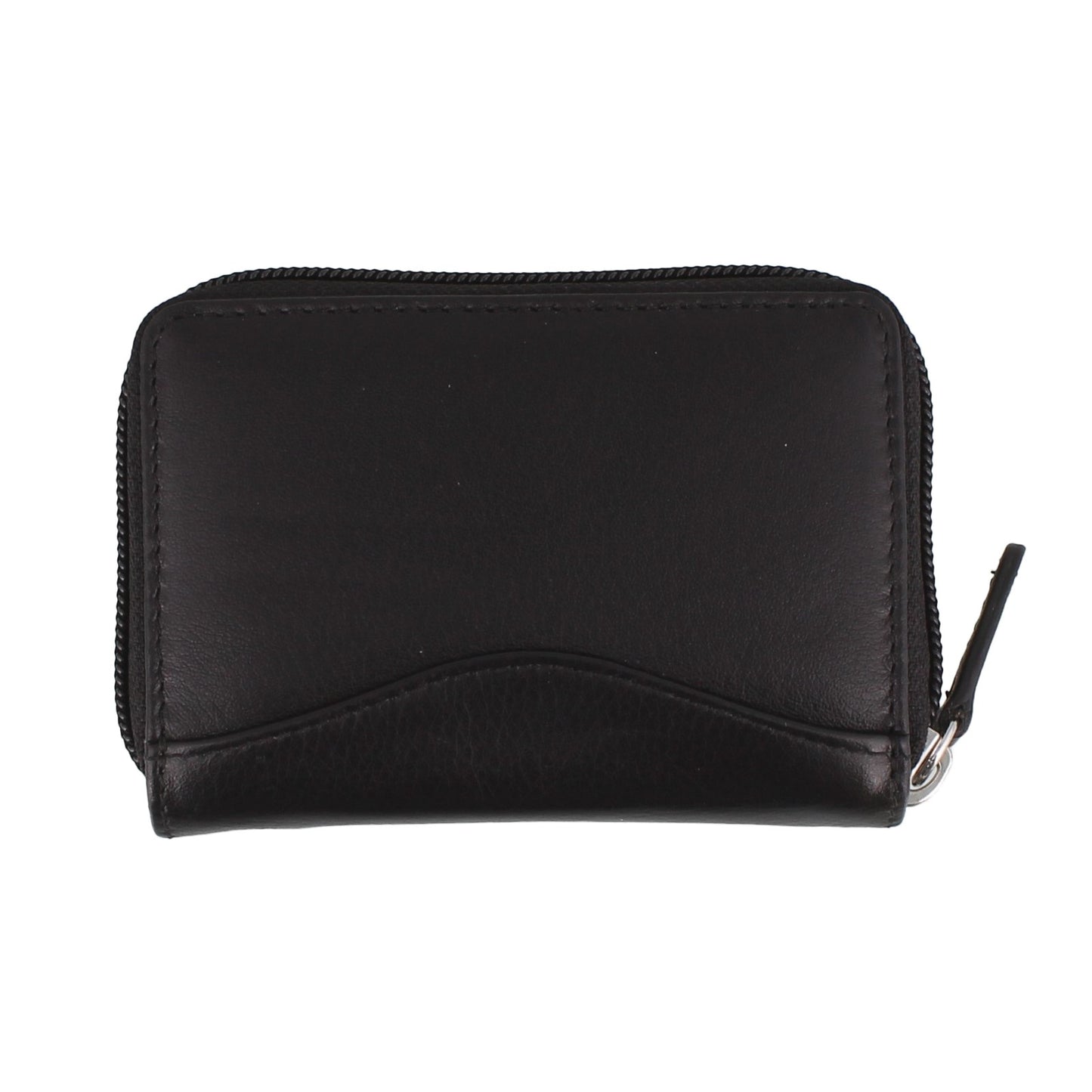 Peltz Shoes Women's ILI Expandable Credit Card Wallet Black 6711RFB-BLACK
