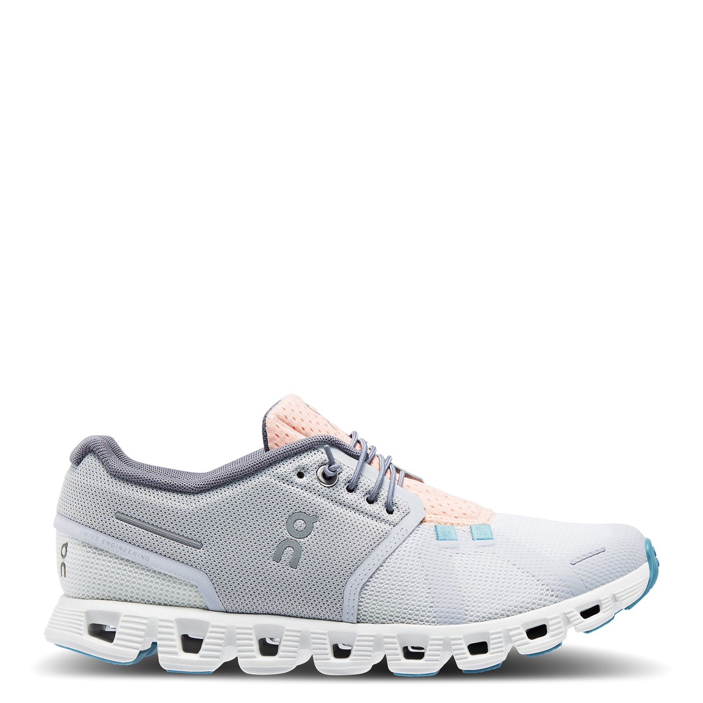 Peltz Shoes Women's On Running Cloud 5 Push Running Shoe GLACIER/UNDYED-WHITE 69.98353