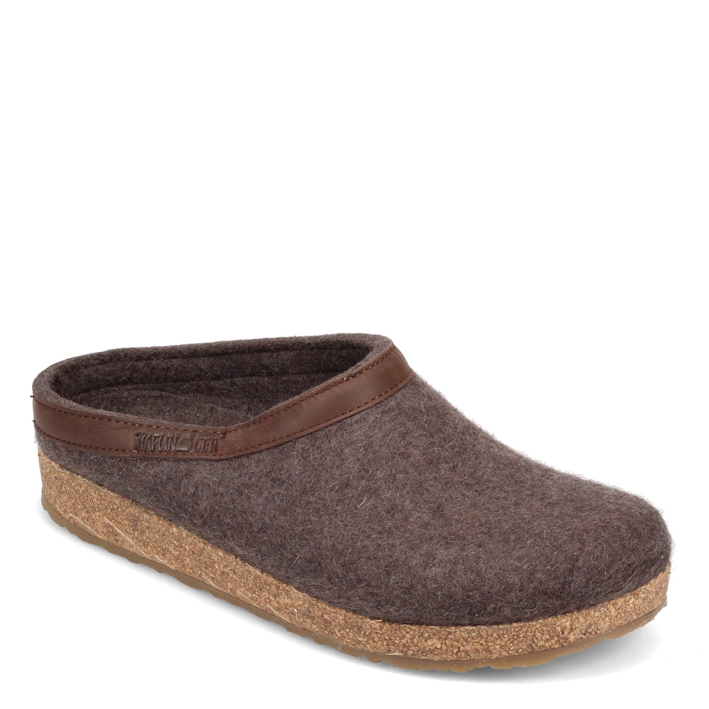 Peltz Shoes Unisex Haflinger Grizzly Clog SMOKY BROWN 713001-63