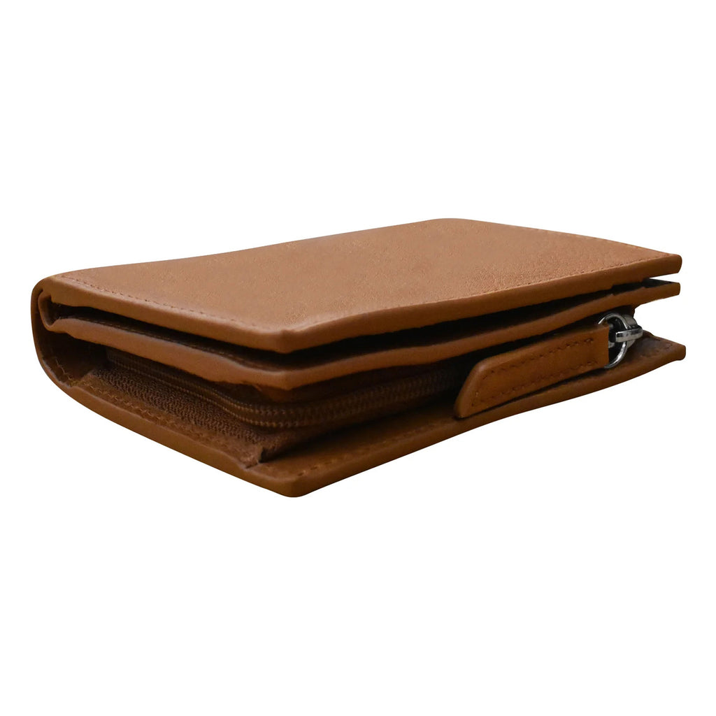 Women's ILI, RFID Blocking Small Snap Wallet