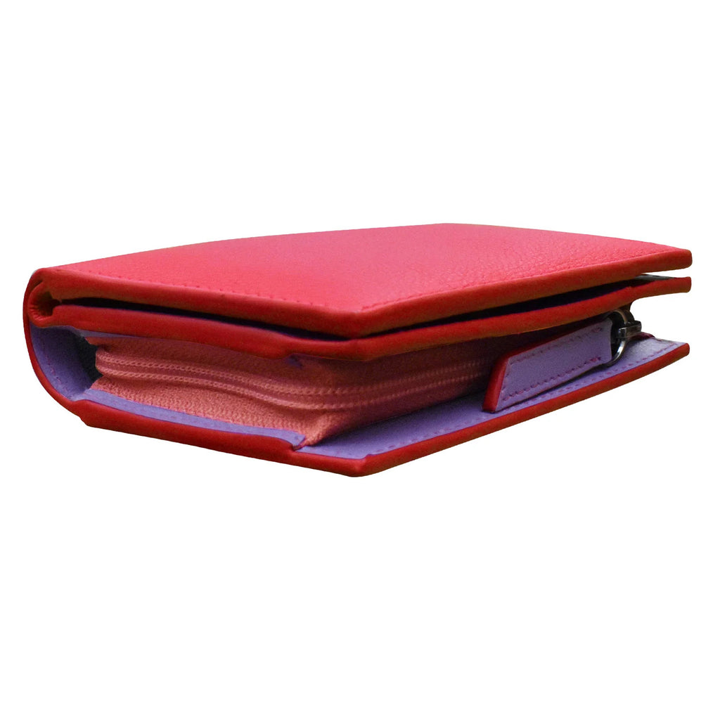 Women's ILI, RFID Blocking Small Snap Wallet