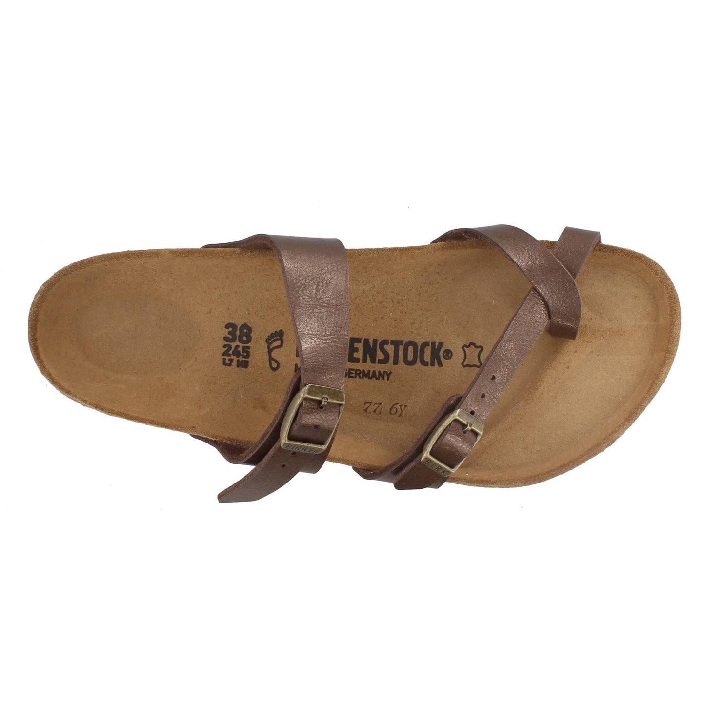 Peltz Shoes Women's Birkenstock Mayari Thong Sandal - Regular Width TOFFEE 7194 1 R