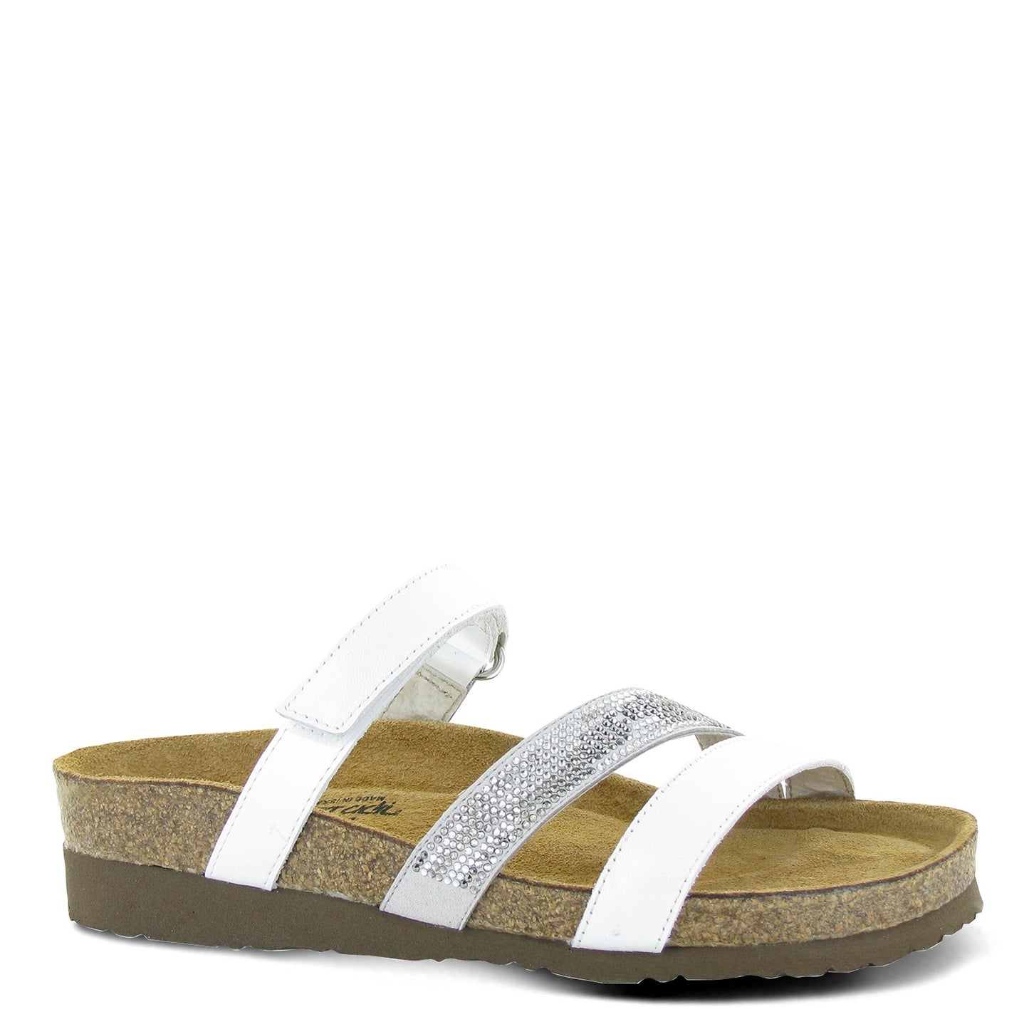 Peltz Shoes Women's Naot Columbus Sandal White 7219-WBL