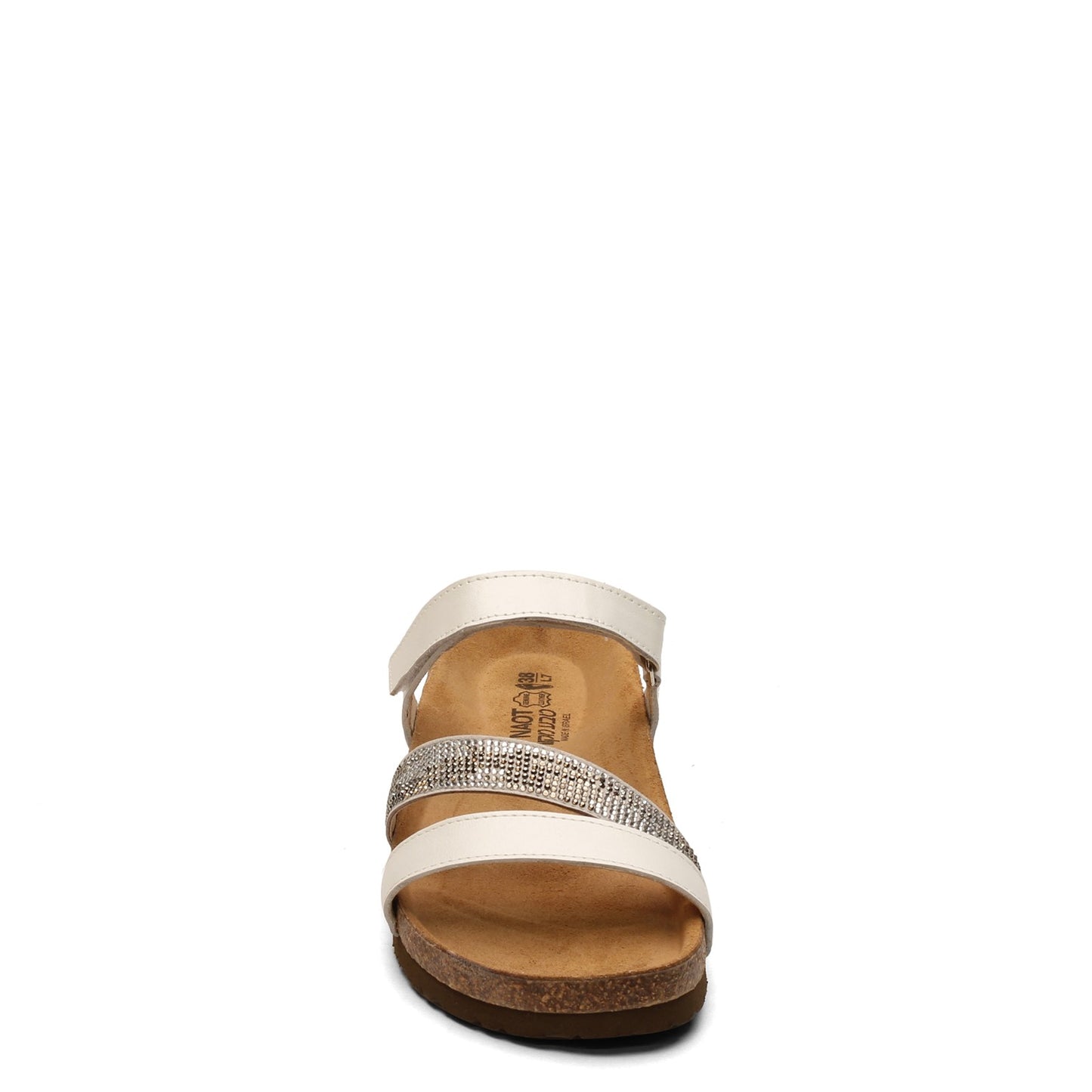 Peltz Shoes Women's Naot Columbus Sandal White 7219-WBL