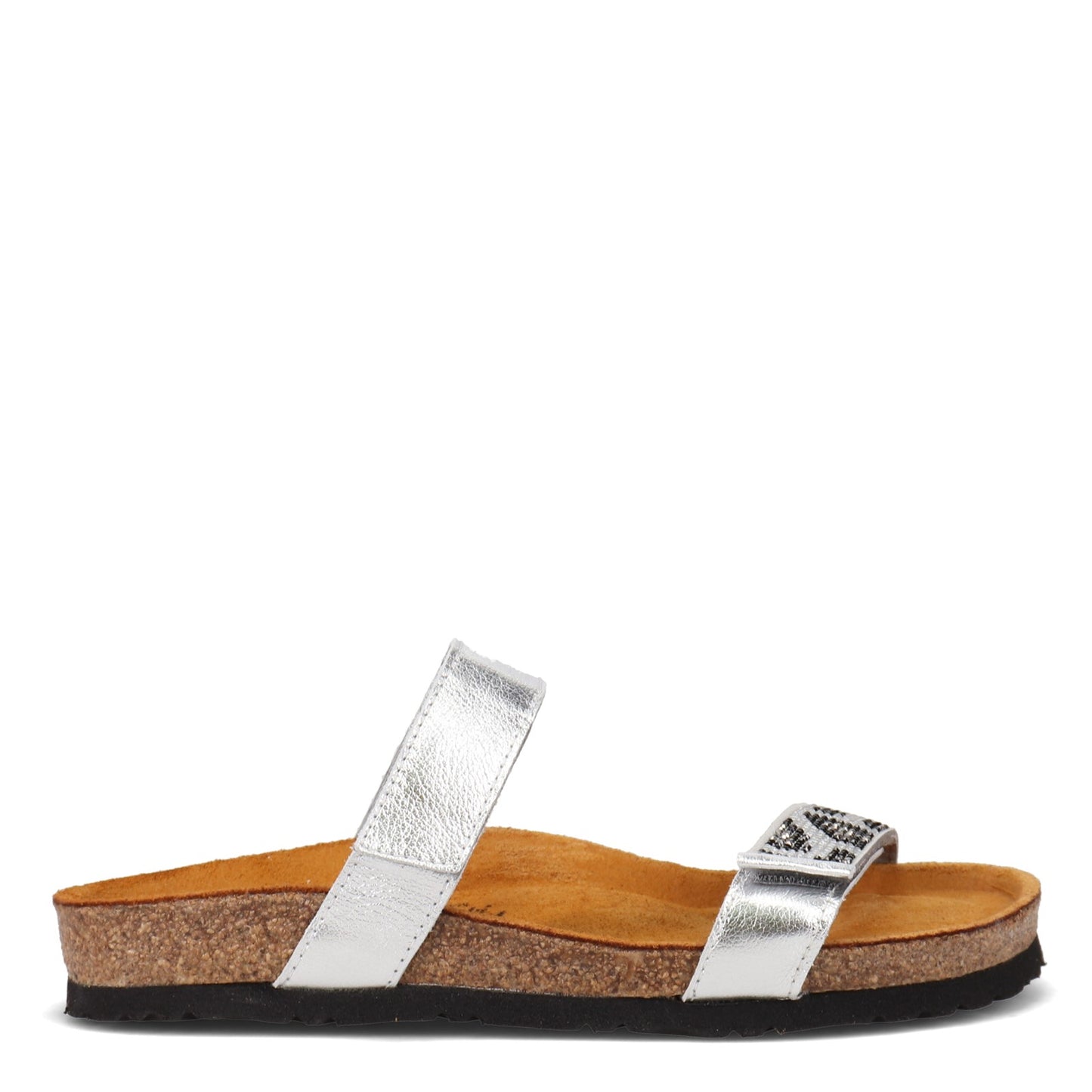Peltz Shoes Women's Naot Indiana Sandal SILVER 7223-NSY