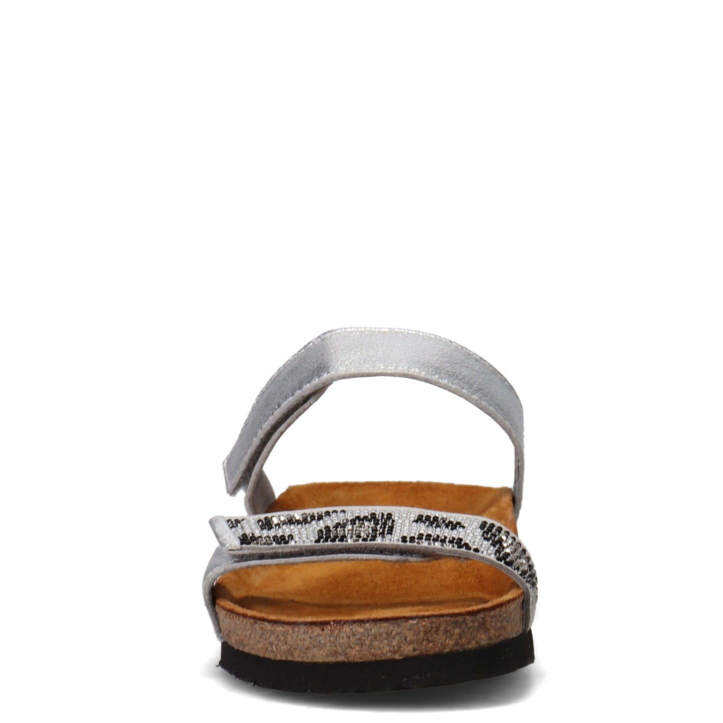 Peltz Shoes Women's Naot Indiana Sandal SILVER 7223-NSY