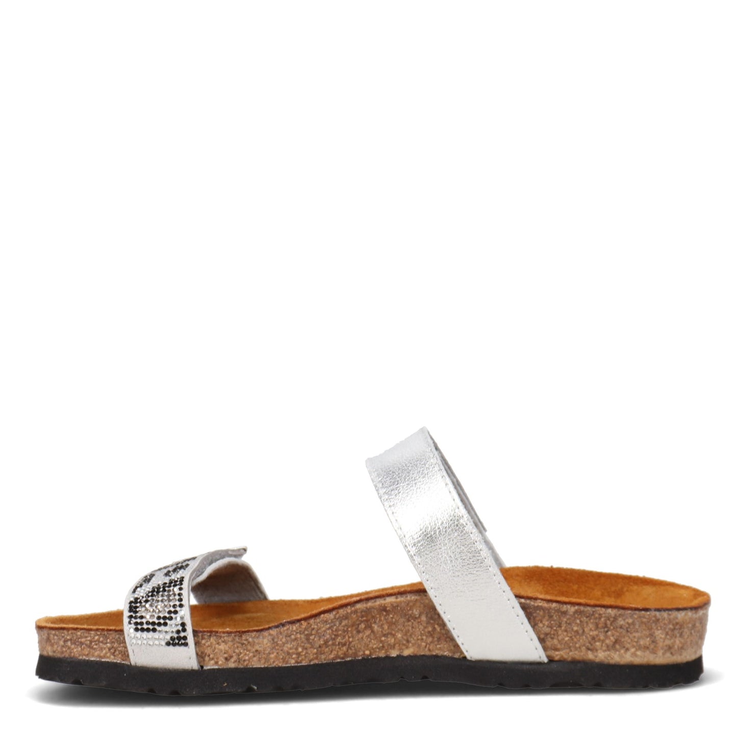Peltz Shoes Women's Naot Indiana Sandal SILVER 7223-NSY