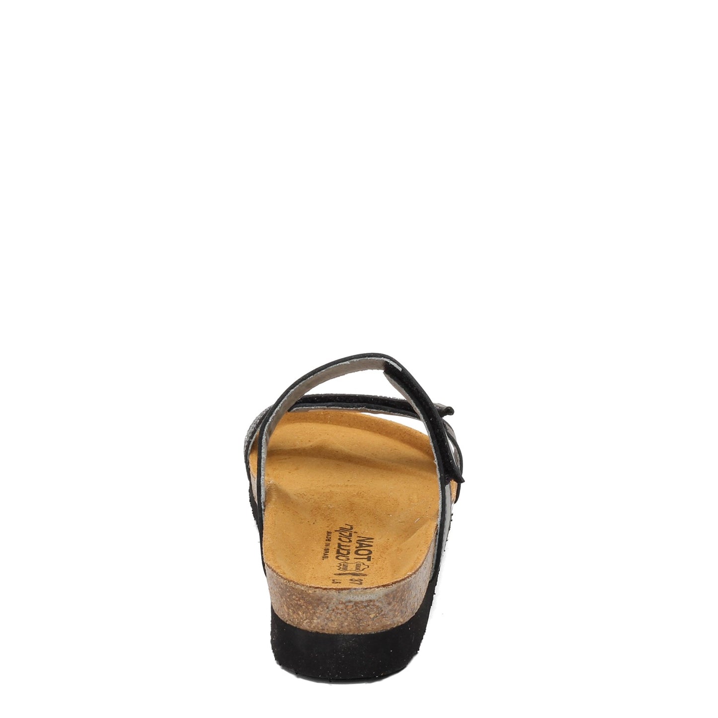 Peltz Shoes Women's Naot Indiana Sandal Black PURPLE 7223-NZD