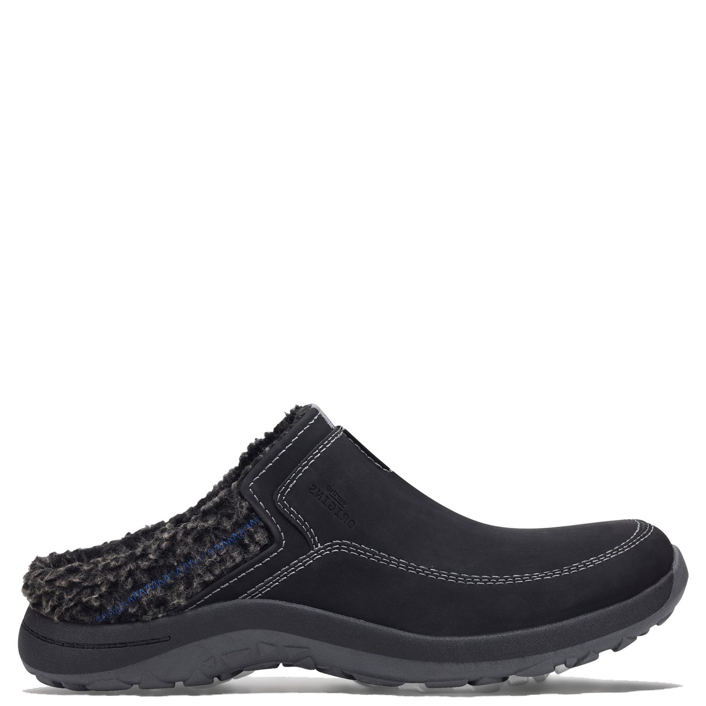 Peltz Shoes Men's Earth Origins Daxton Clog - Wide Width BLACK 7255397MWSYNBLK